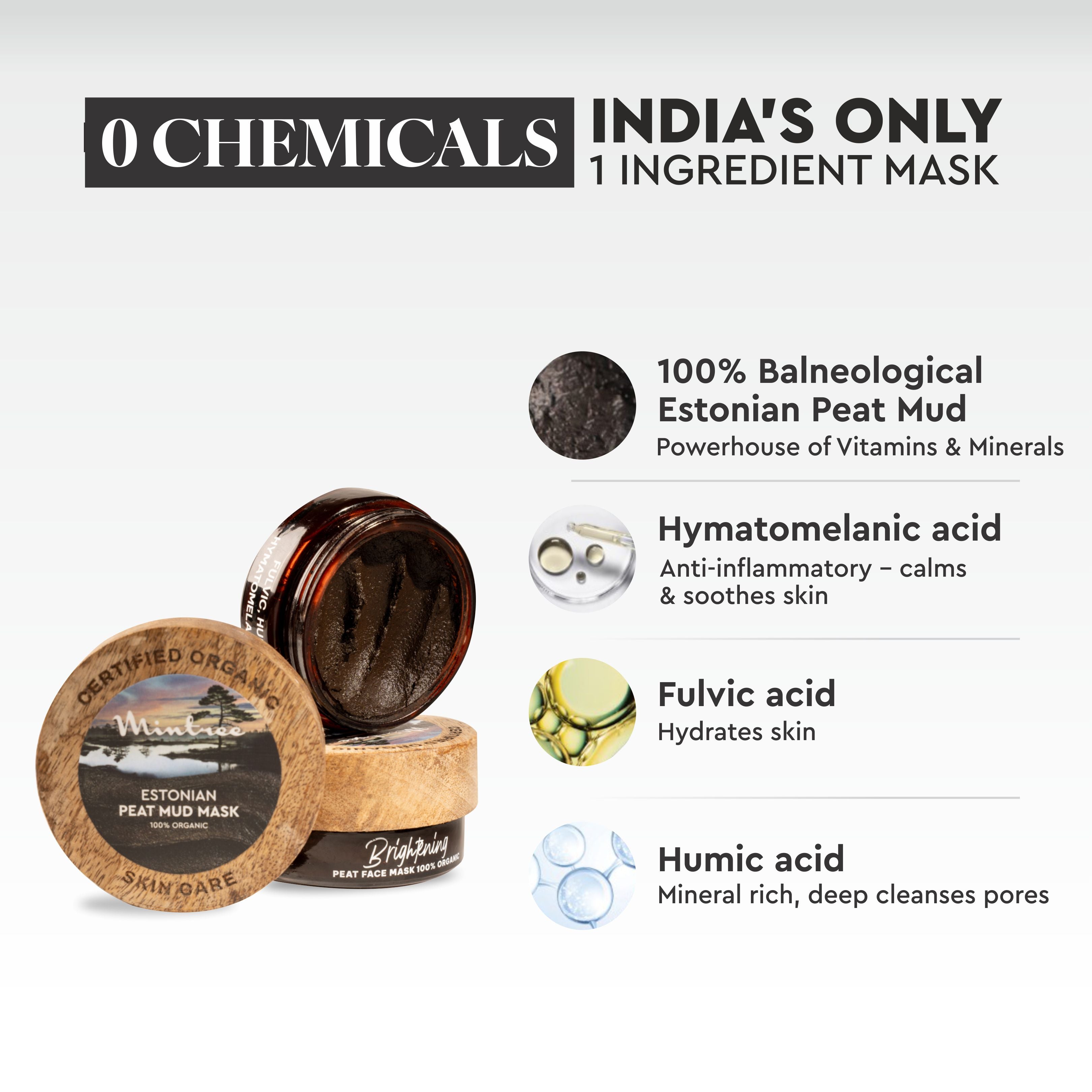 100% ORGANIC Detan Face Mask 60 gm