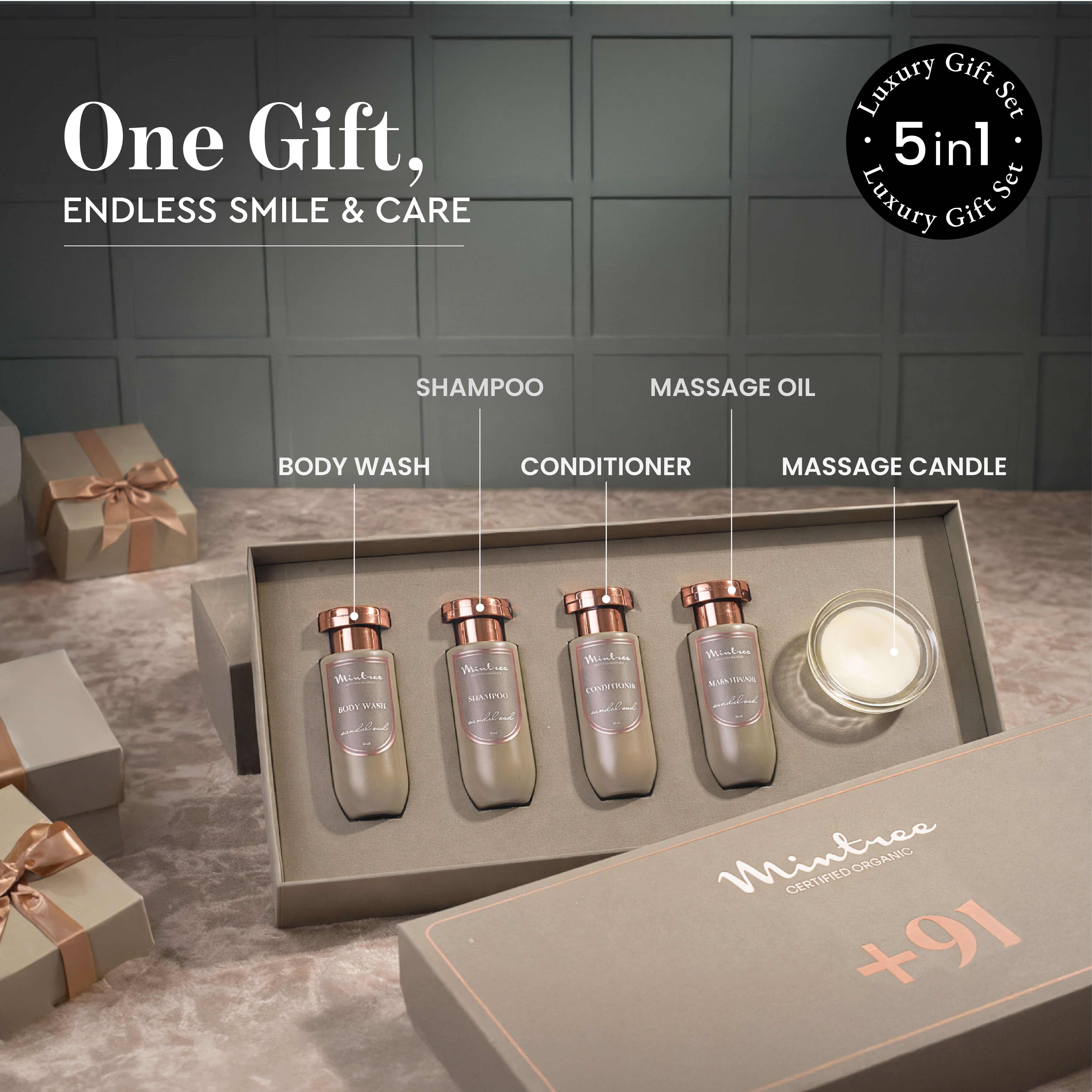 5-IN-1 +91 GIFT BOX HAMPER (250 gm / ml)