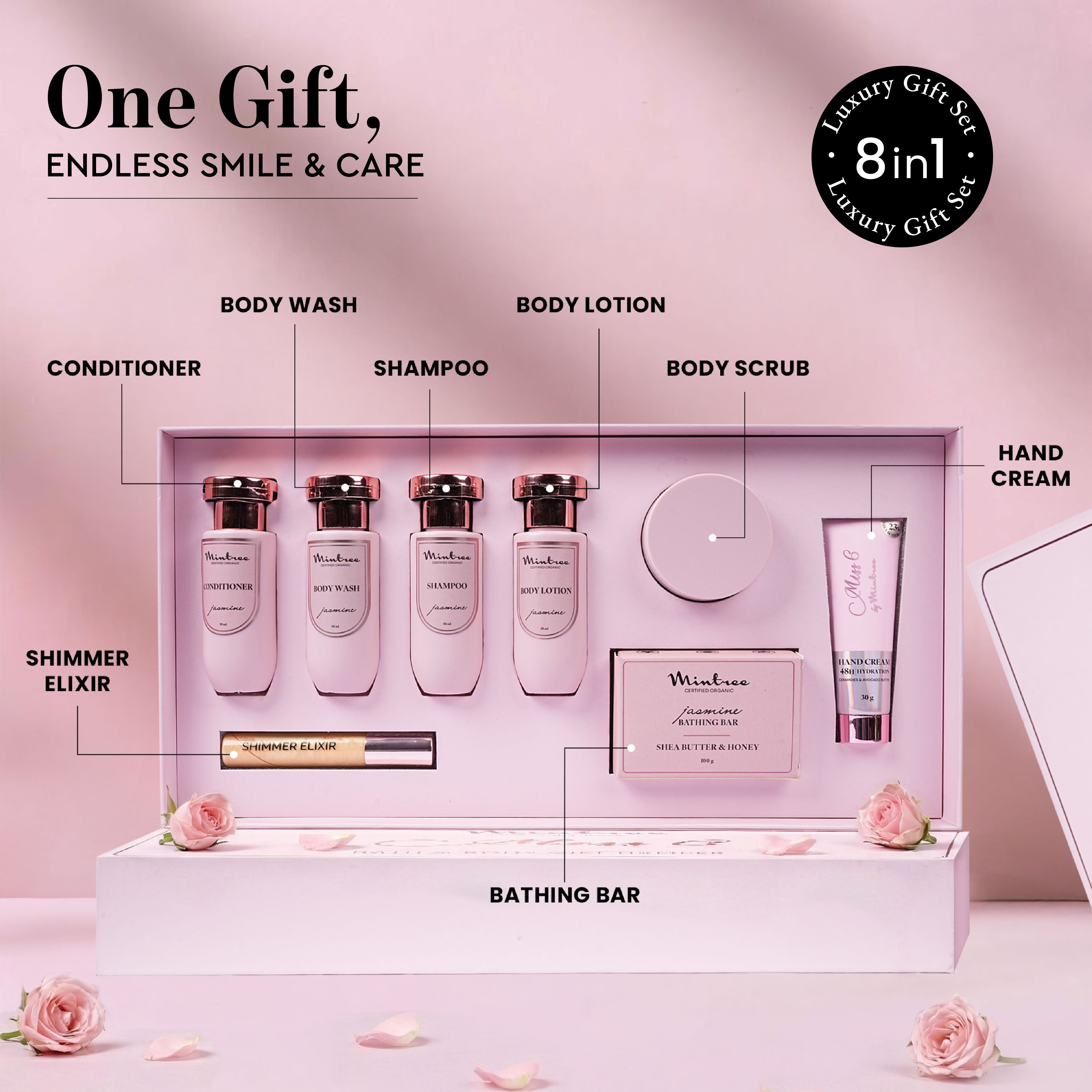 8-IN-1 MISS 6 GIFT BOX HAMPER (390 gm / ml)