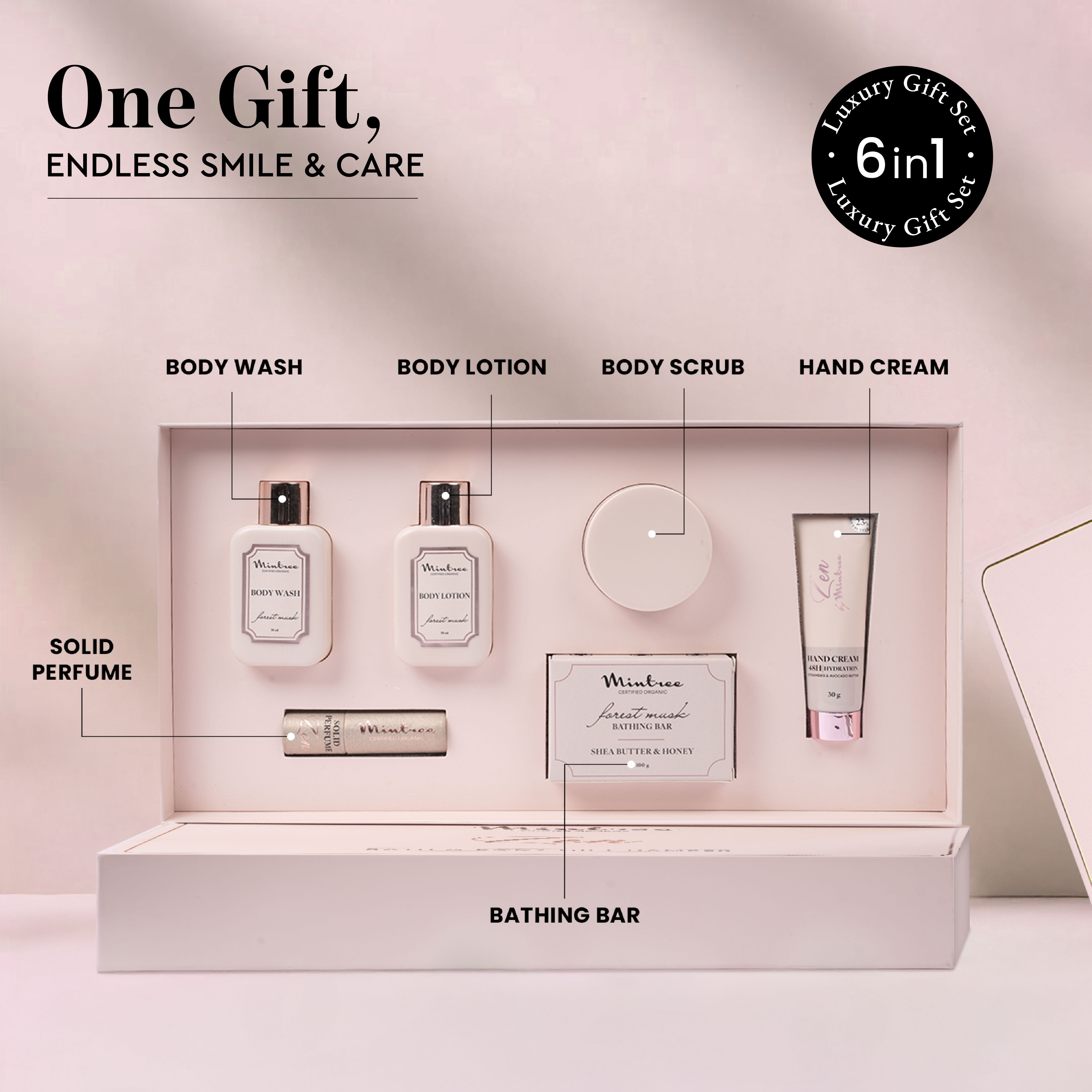 6-IN-1 ZEN GIFT BOX HAMPER (285 gm / ml)
