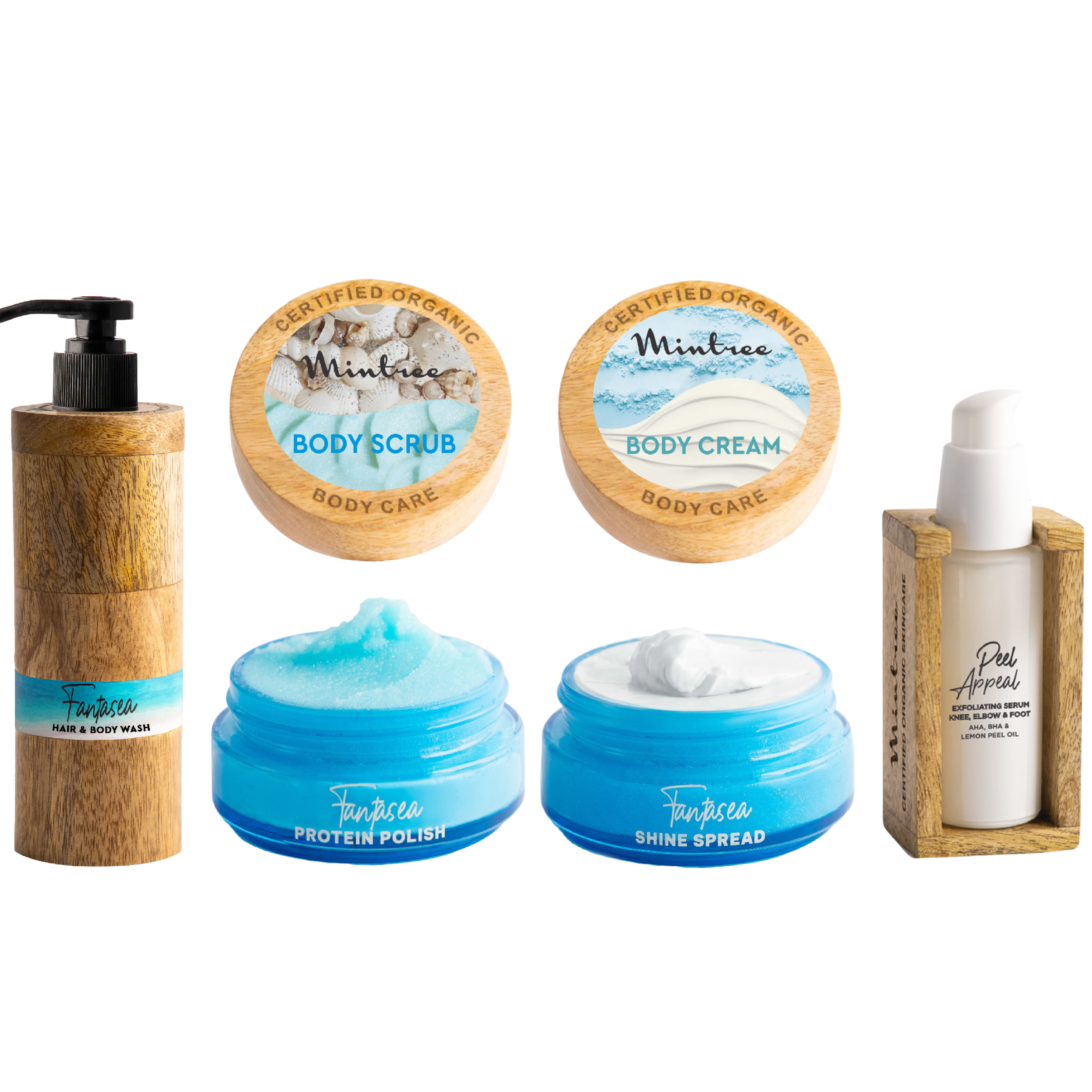 Peel Appeal Serum & Fantasea Body Wash,Body Butter,Body Scrub