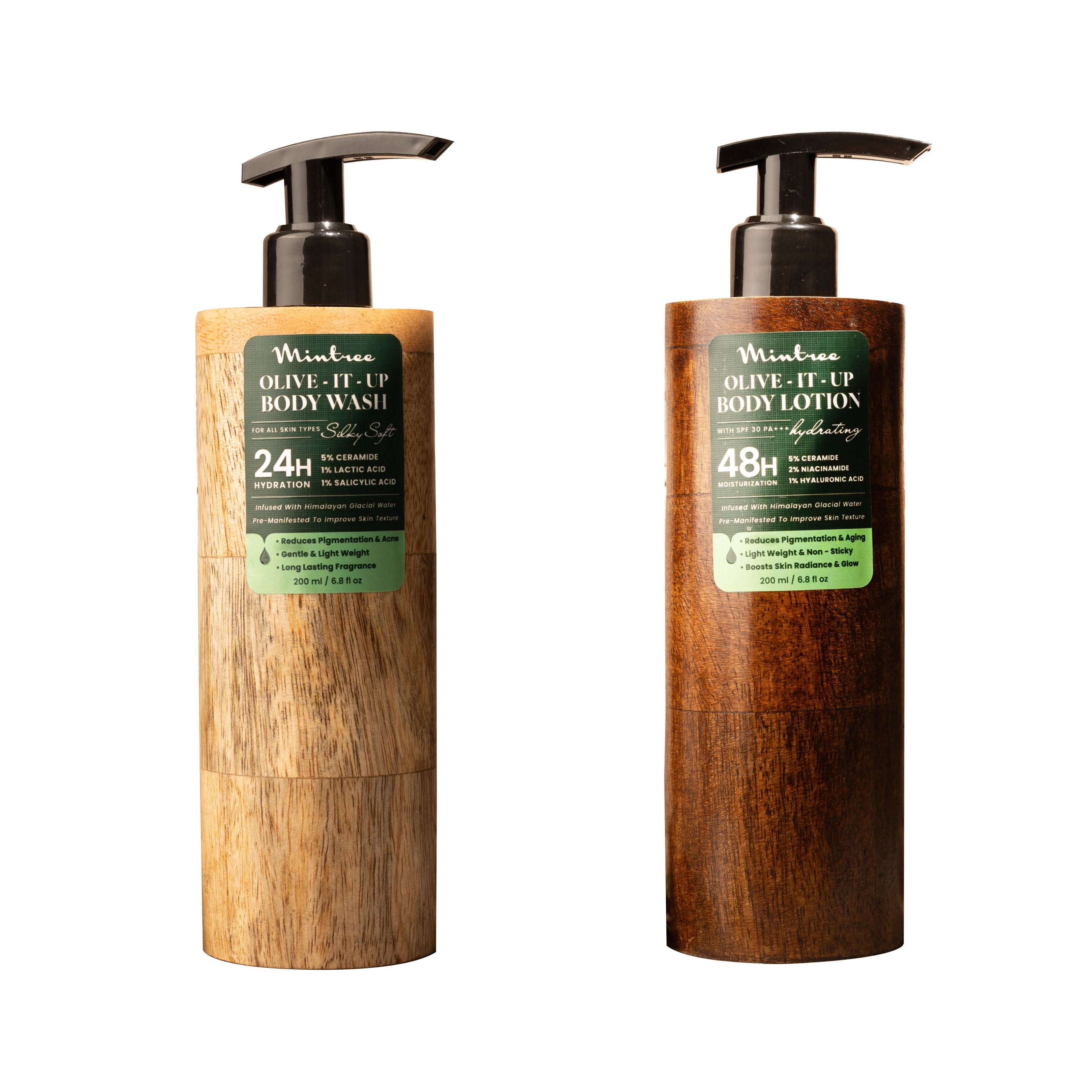 Olive Body Wash & Body Lotion