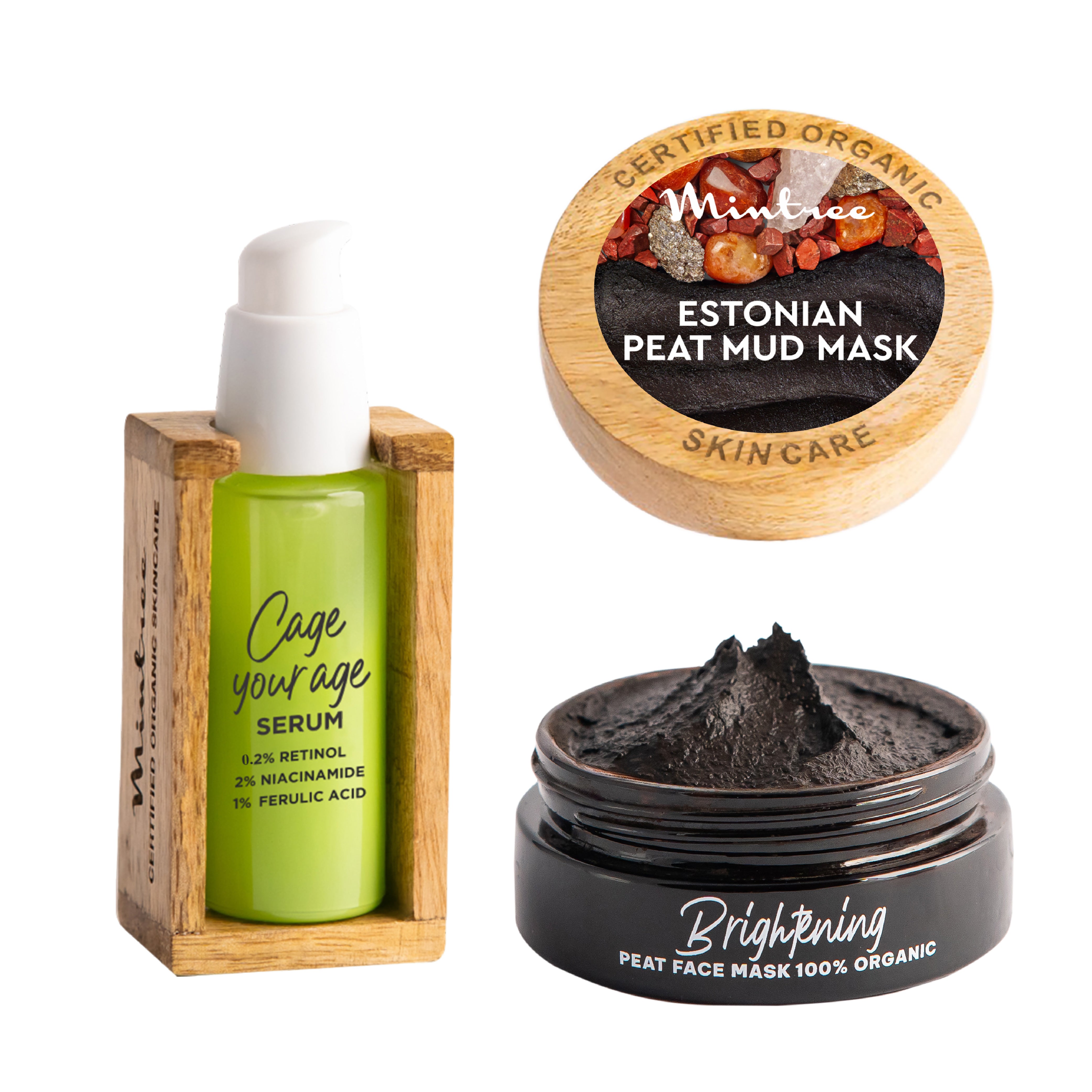 Cage Your Age Serum & Black Mask