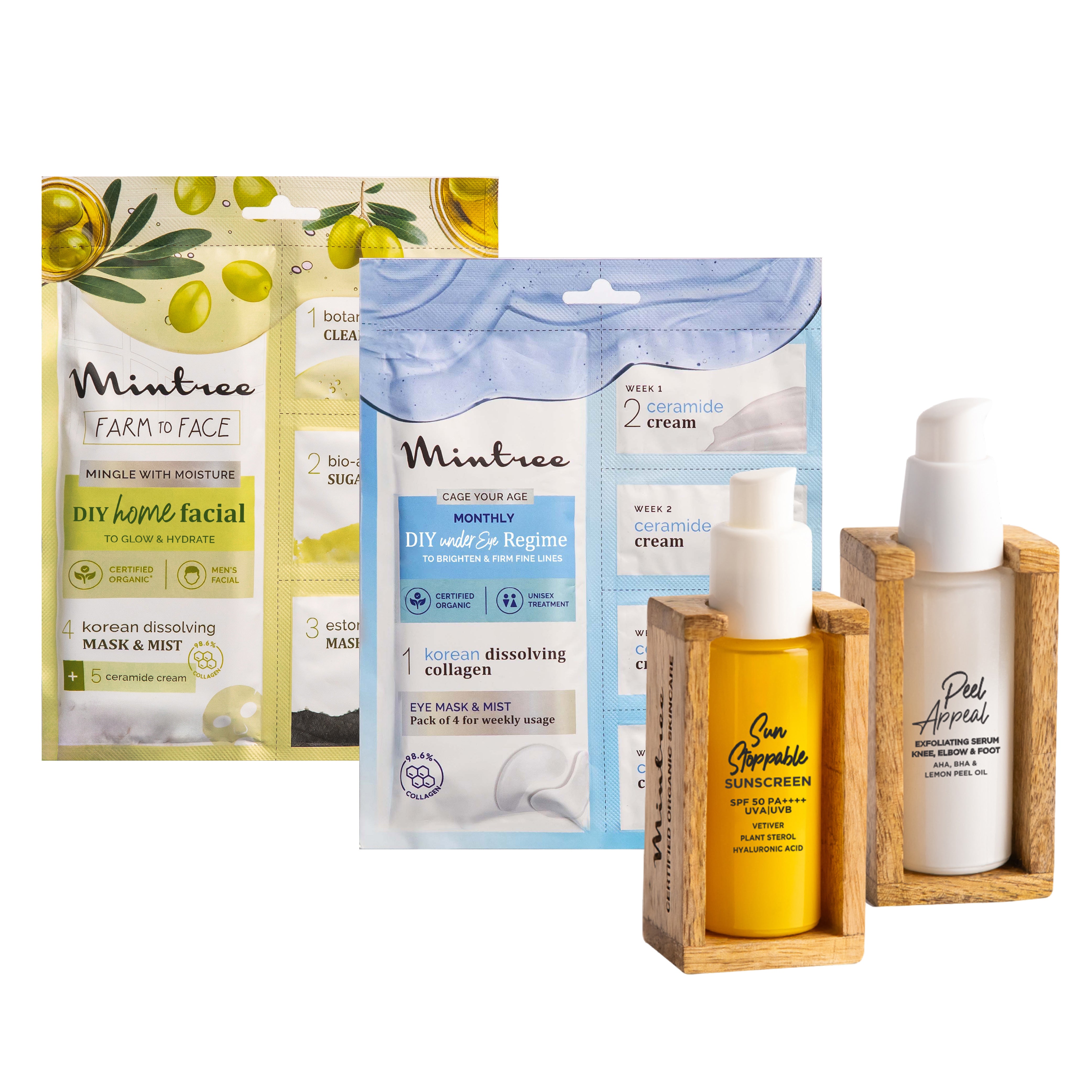 Olive, Eye Mask, Sunscreen & Peel Appeal