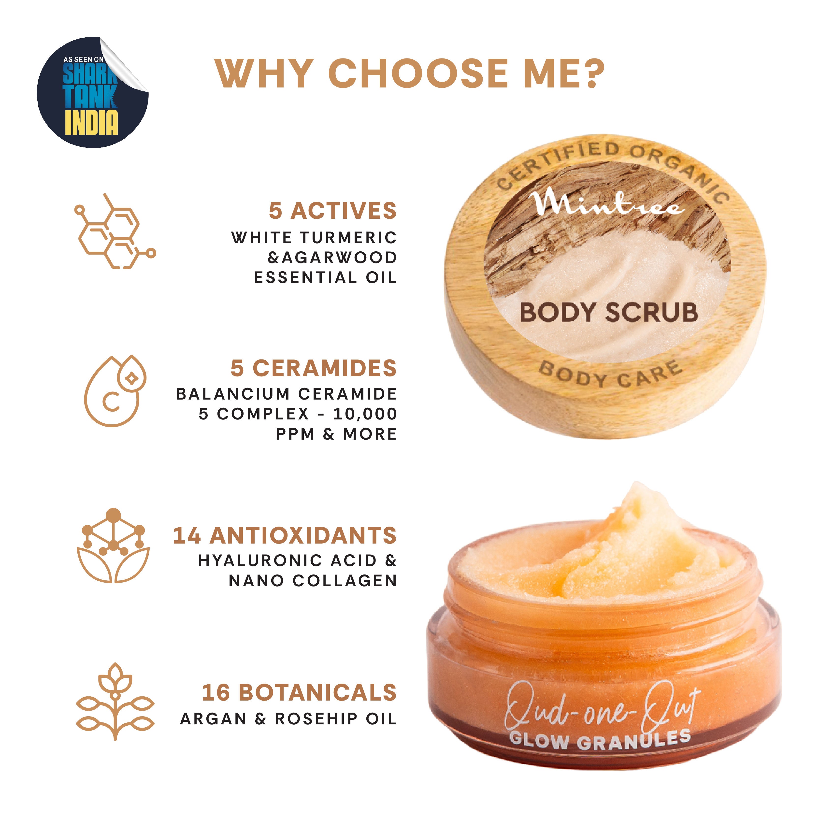 BRIGHTENING Oud Body Scrub 150 gm