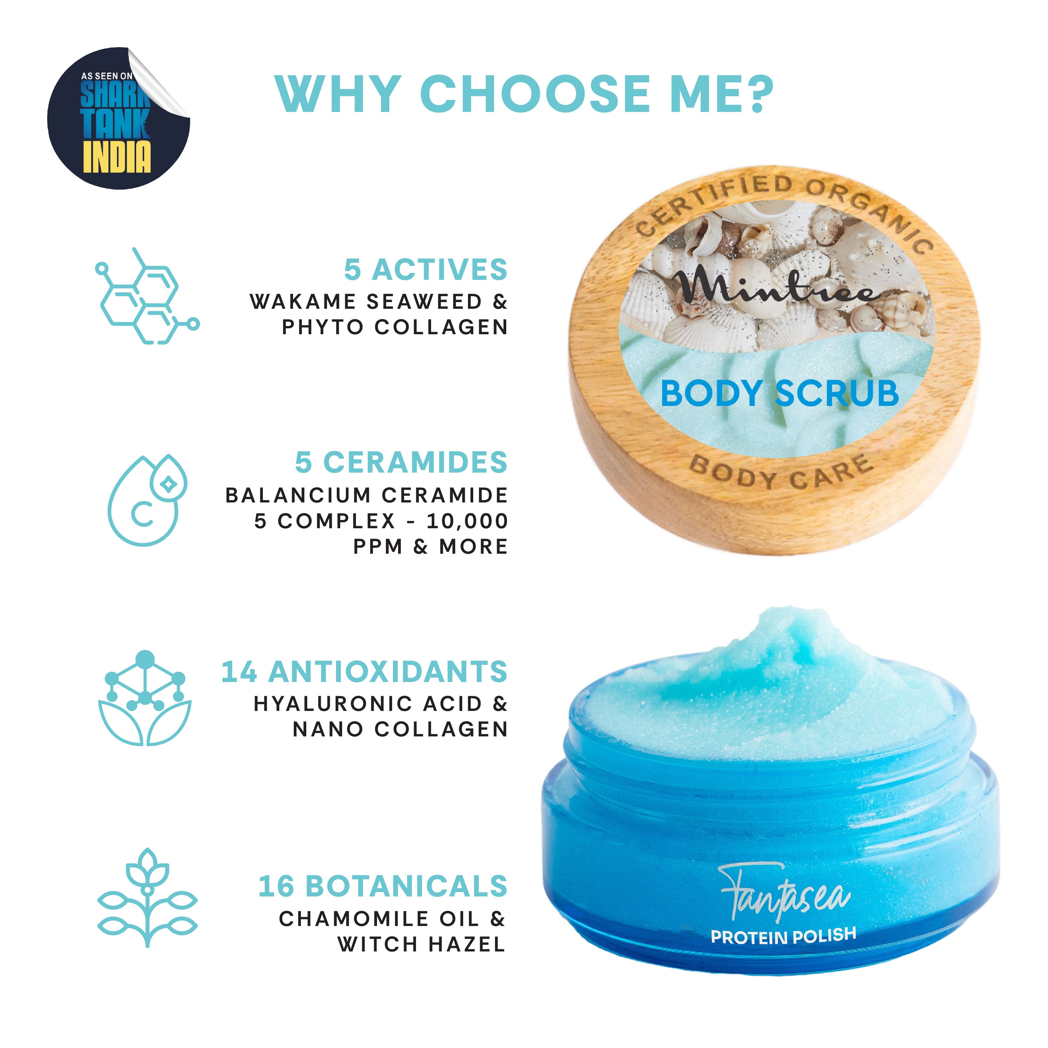 BRIGHTENING Fantasea Body Scrub 150 gm