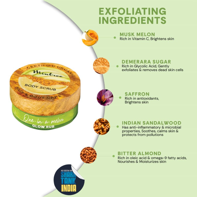 BRIGHTENING Melon Body Scrub 150 gm