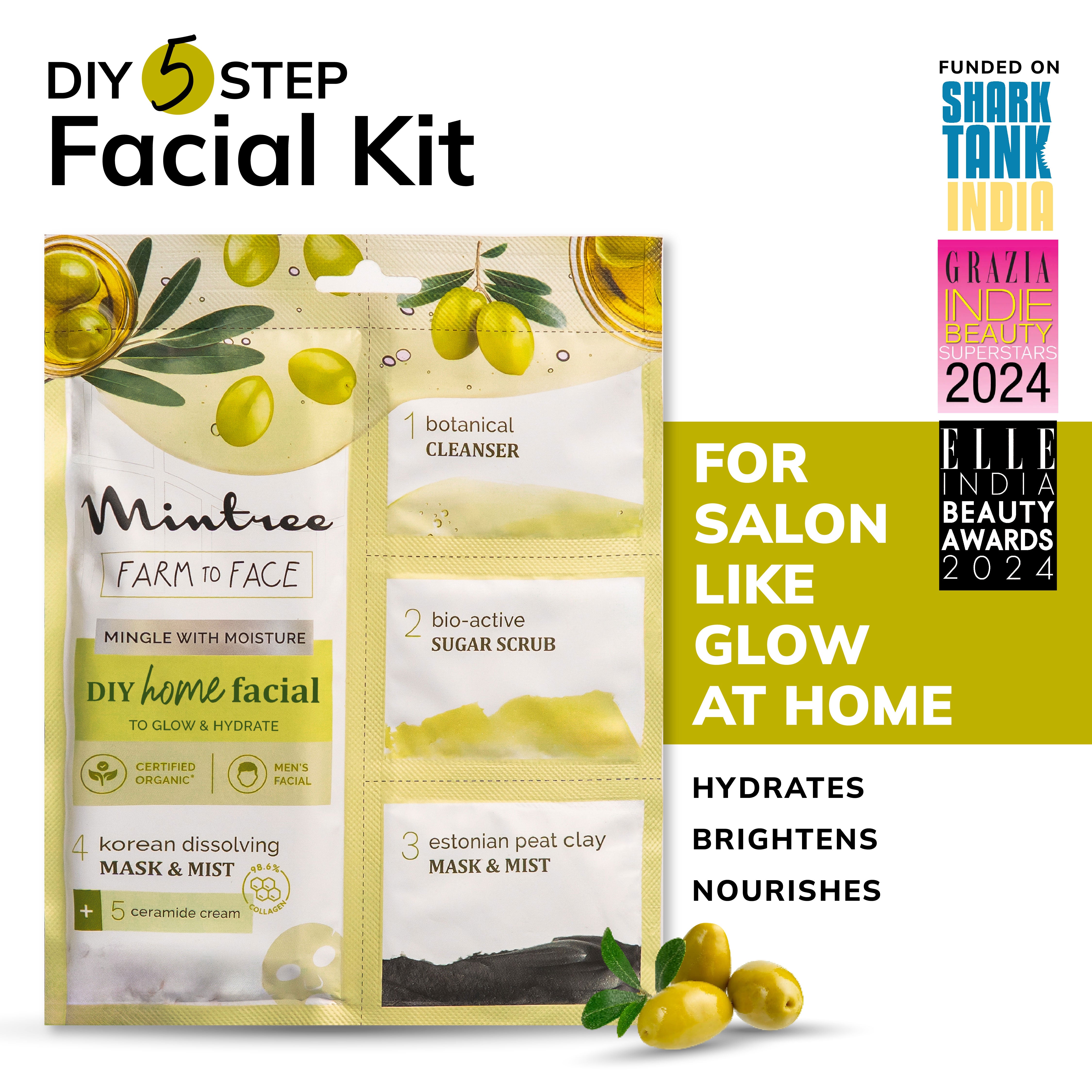 Hydrating DIY Home Facial Kit (Avocado)