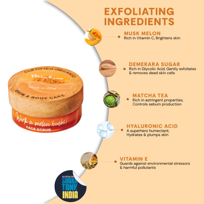 BRIGHTENING Melon Face Scrub 60 gm