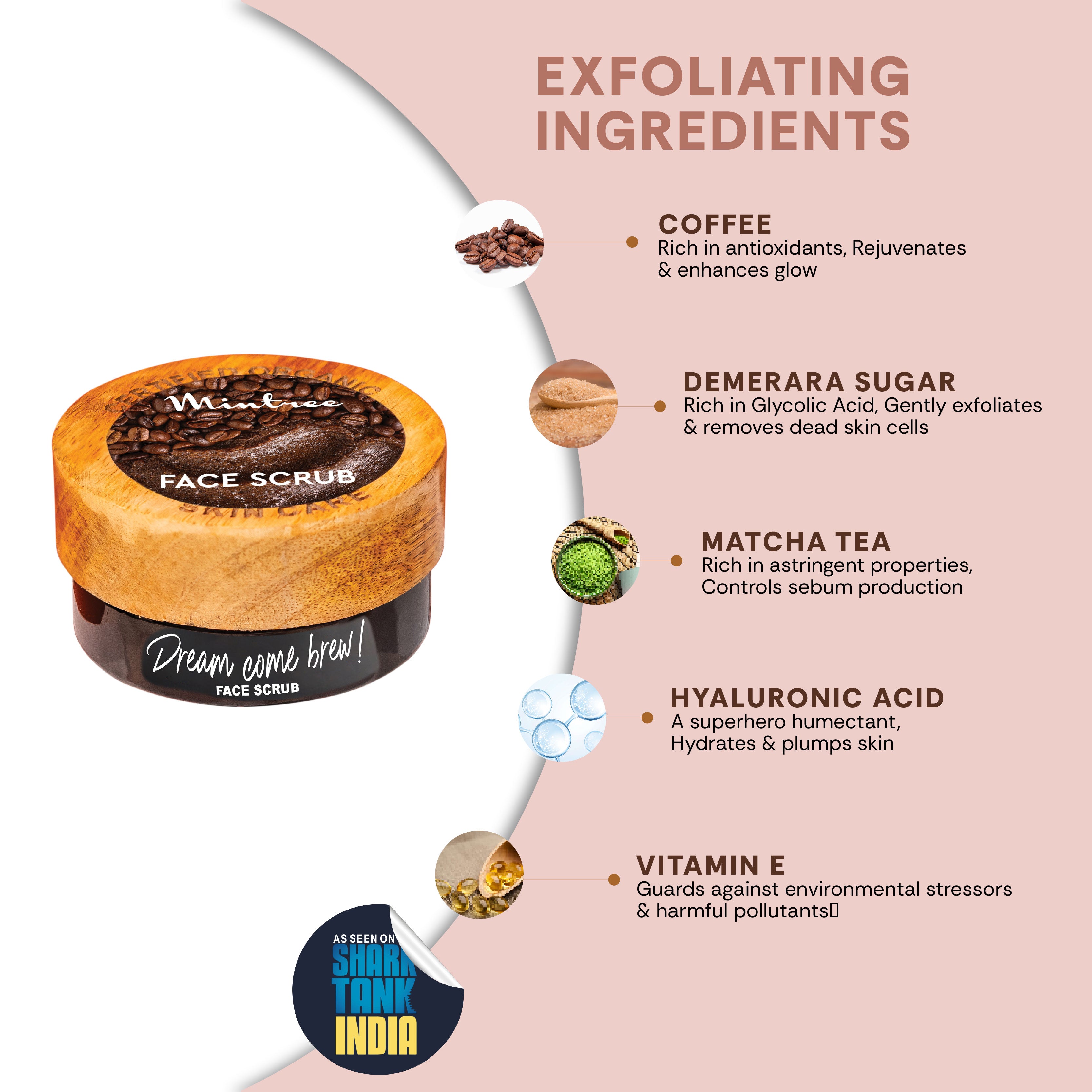 BRIGHTENING Coffee Face Scrub 60 gm