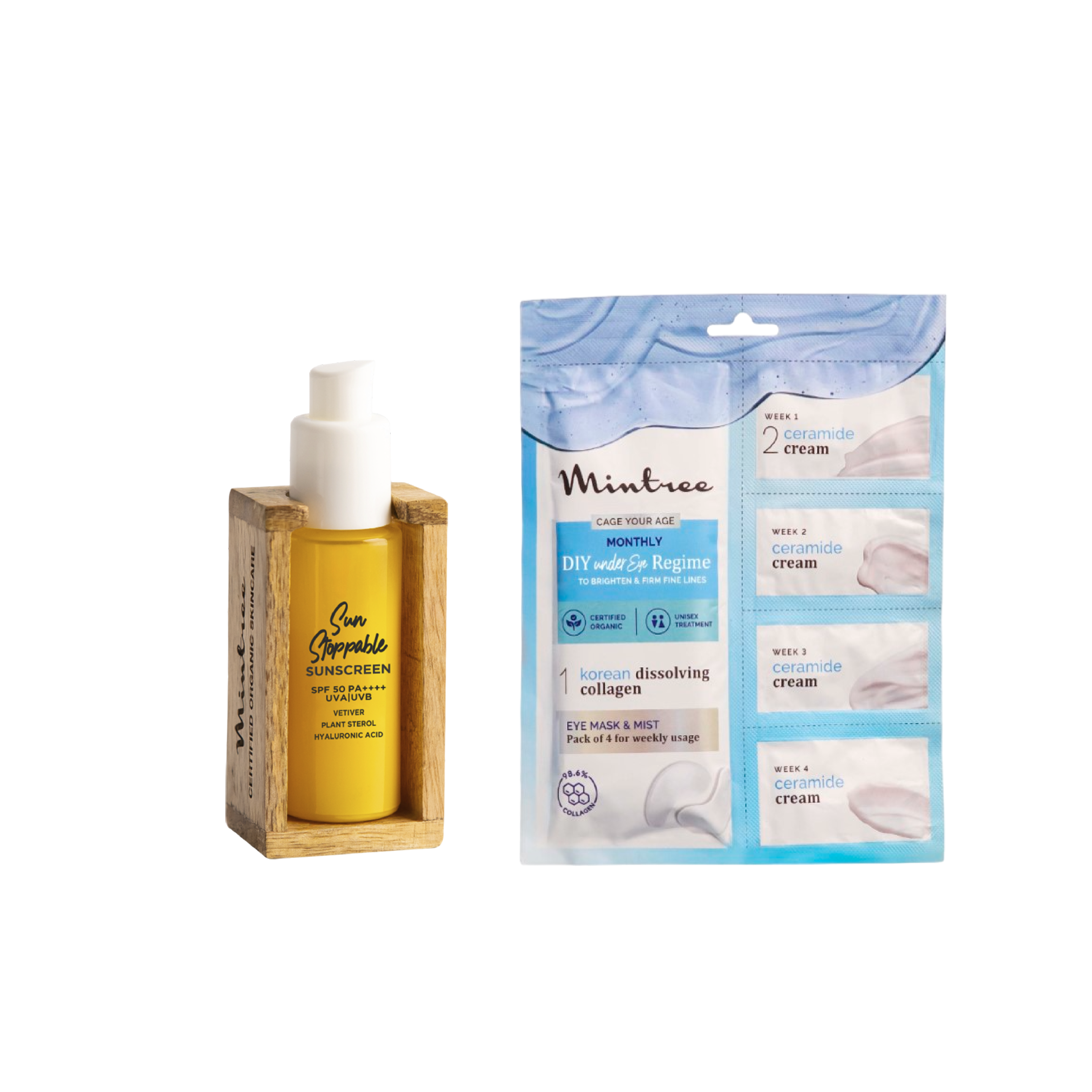 Sunscreen & Under Eye Mask