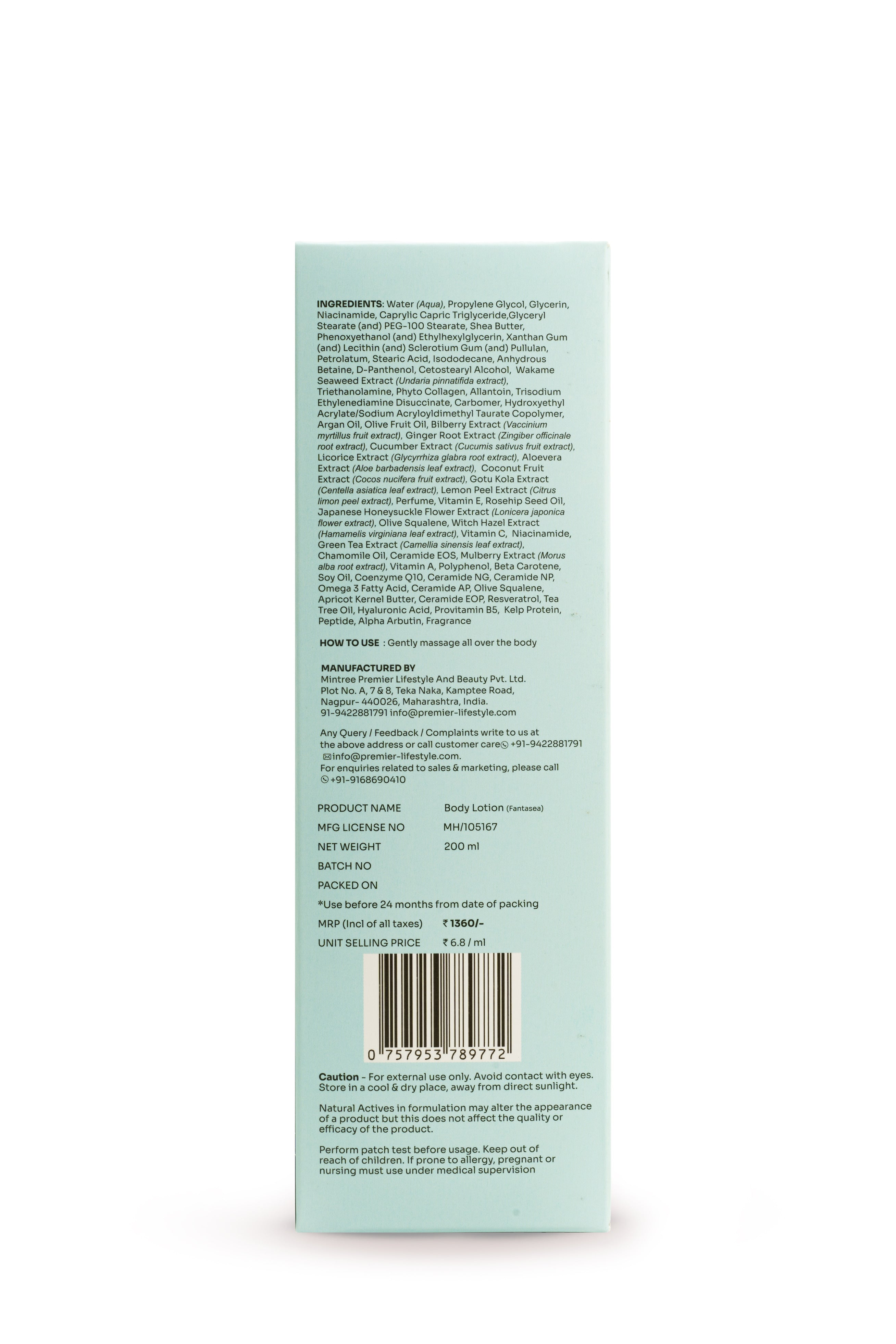 HYDRATING Fantasea Body Lotion 200 ml
