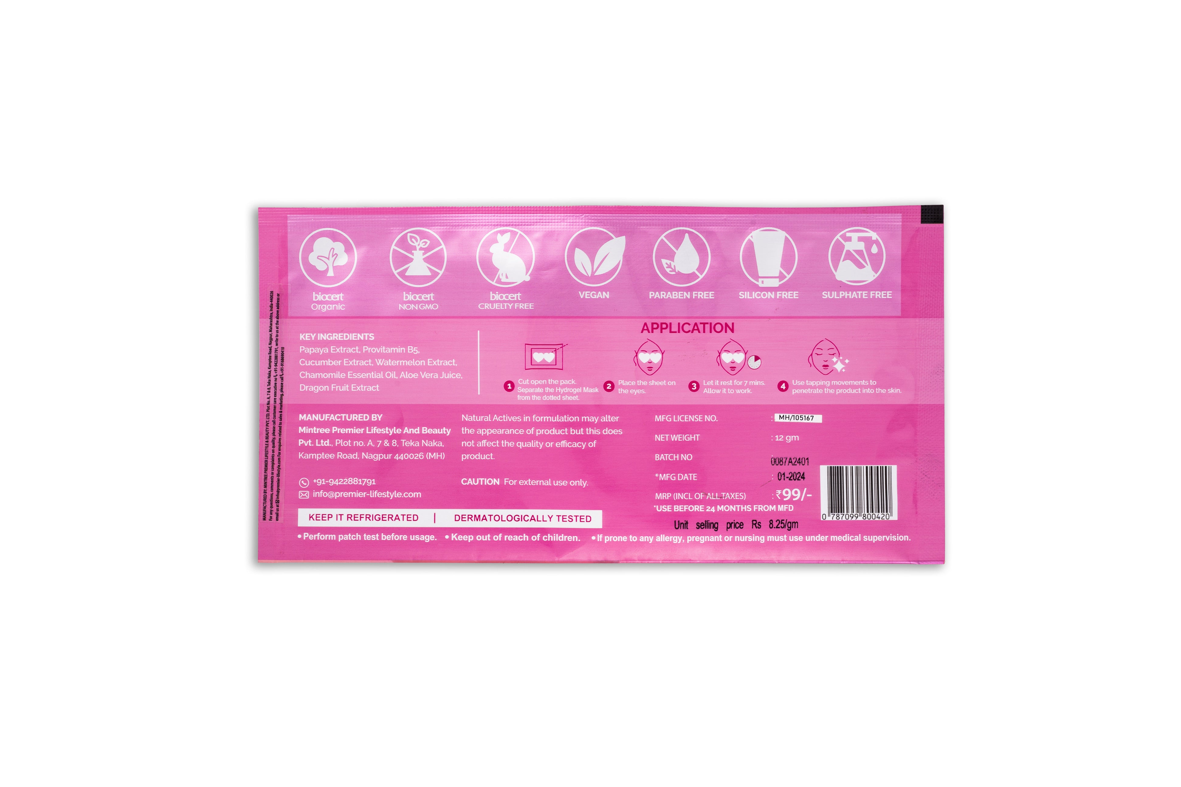 EYE MASK <br>PACK OF 10