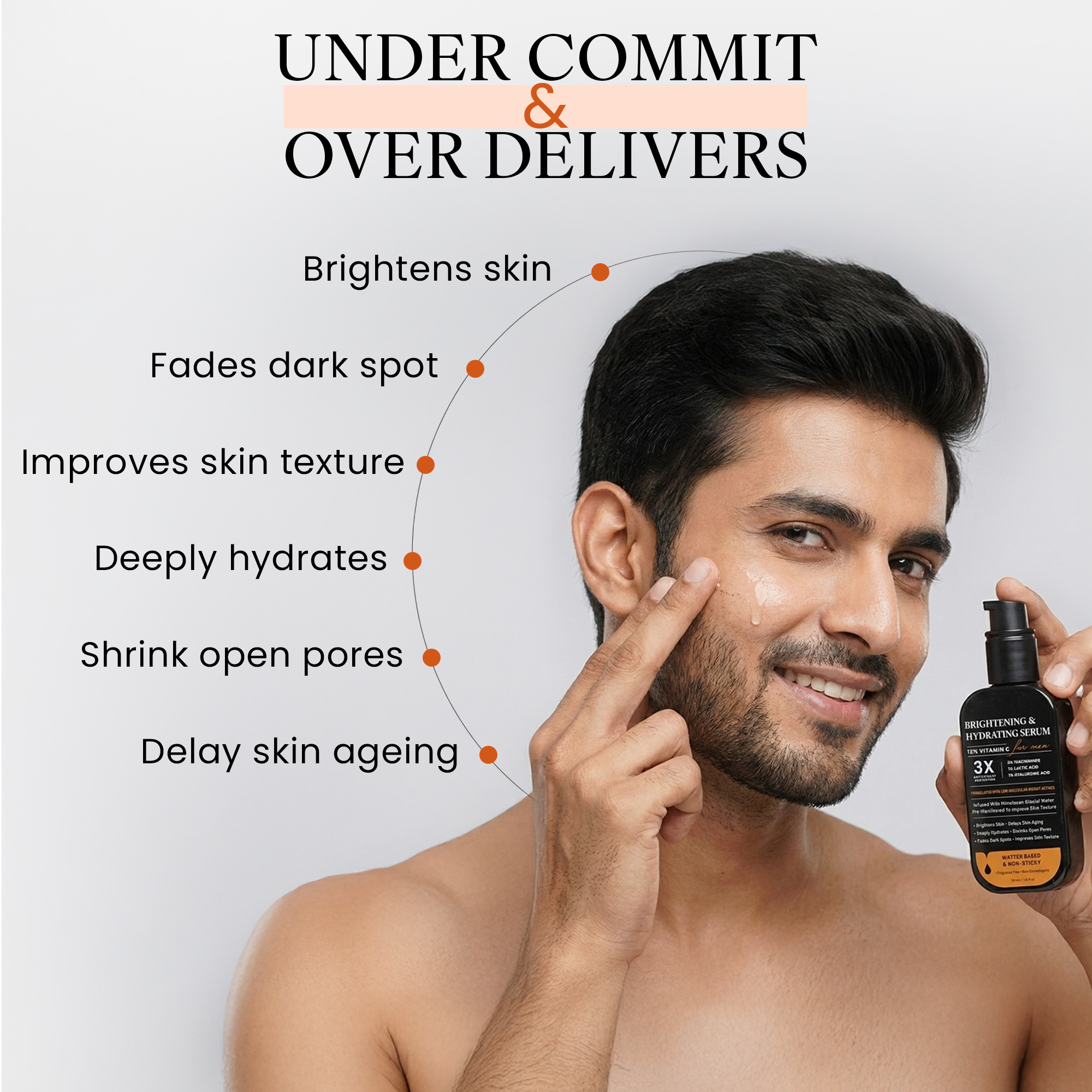 BRIGHTENING & HYDRATING VITAMIN C SERUM (MENS)