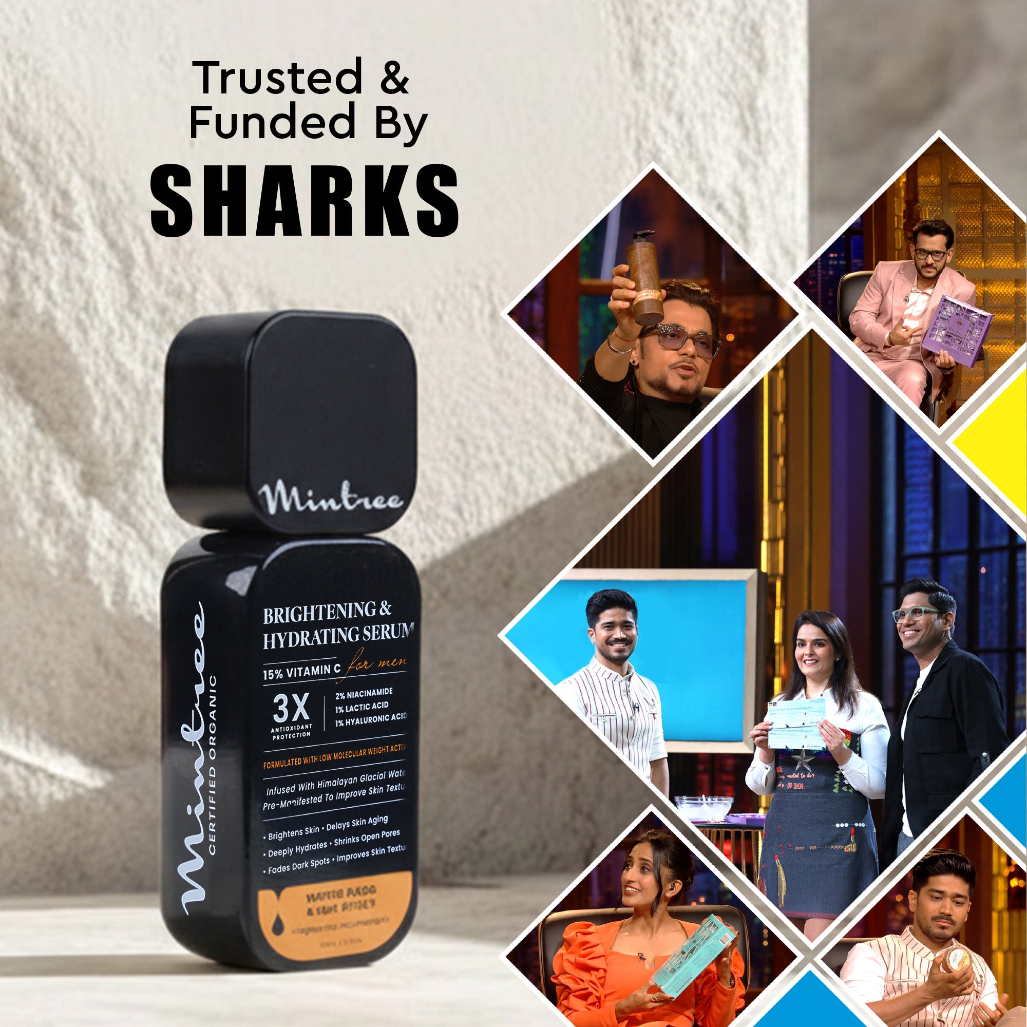 BRIGHTENING & HYDRATING VITAMIN C SERUM (MENS)