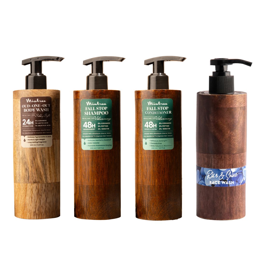 Oud Body Wash, HairCare & Brightening Face Wash