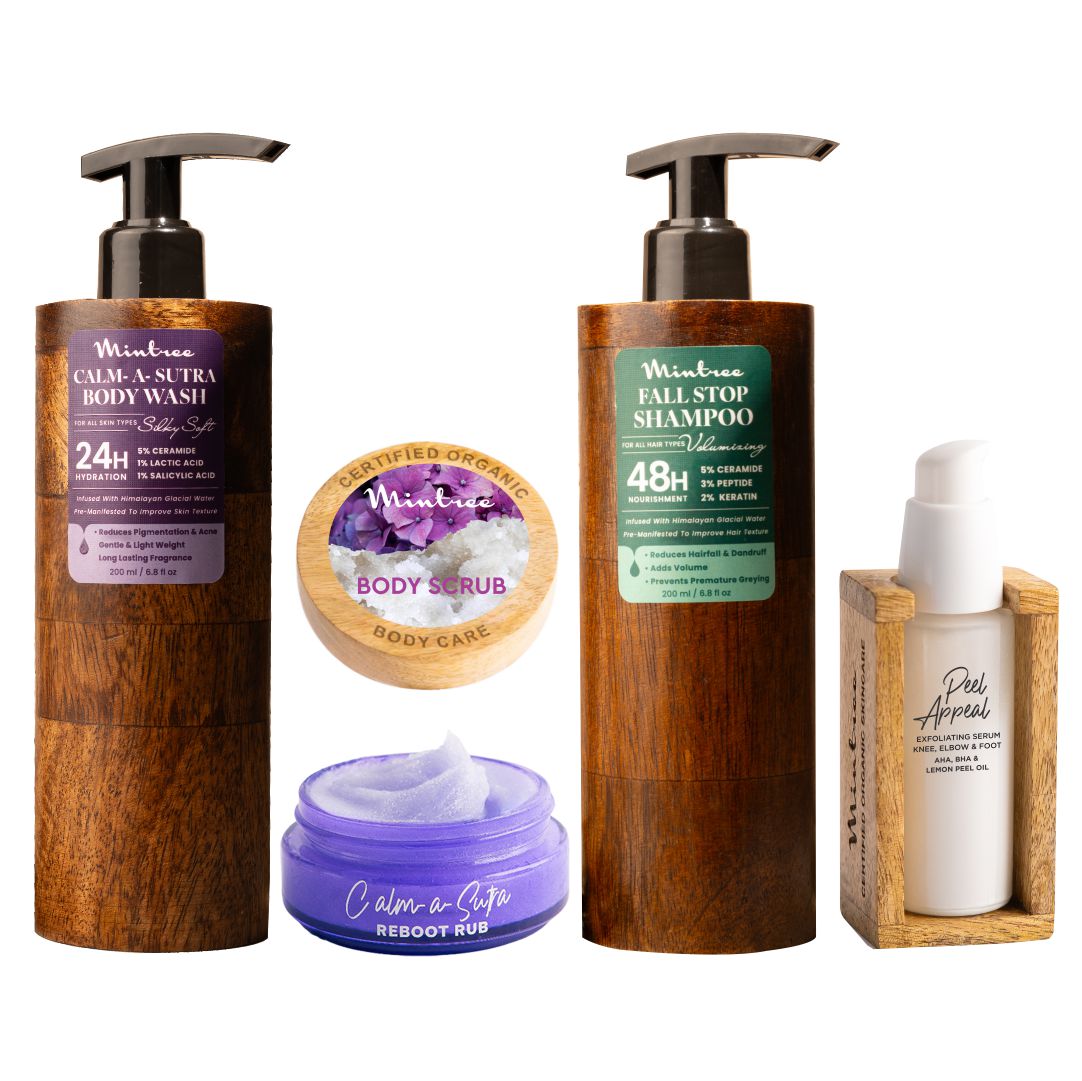 Floral Body Wash, Body Scrub, Shampoo & Peel Appeal