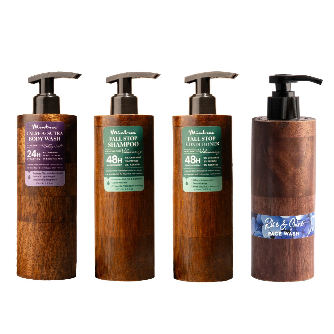 Floral Body Wash, HairCare & Brightening Face Wash