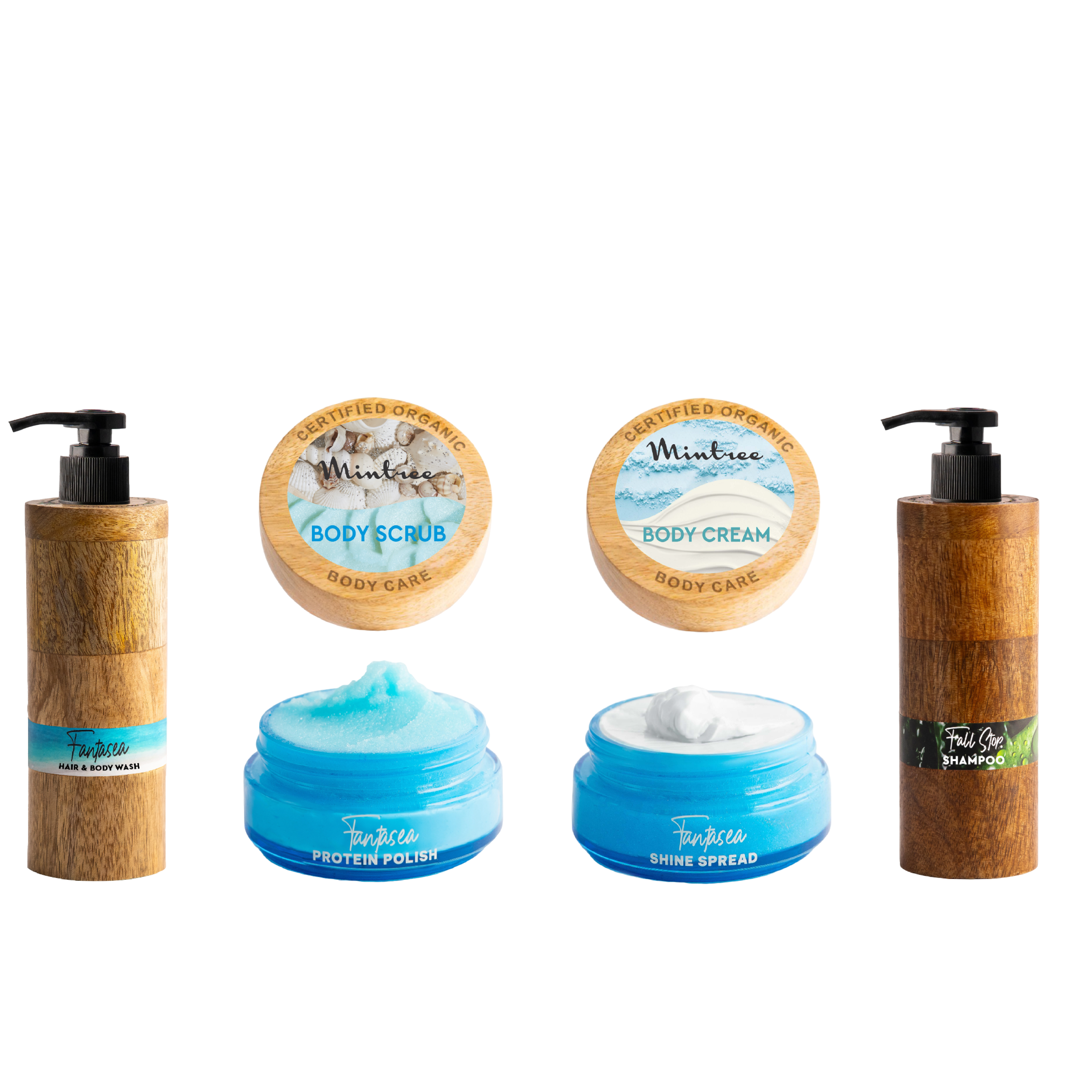 Fantasea Body Wash, Scrub, Butter & Shampoo