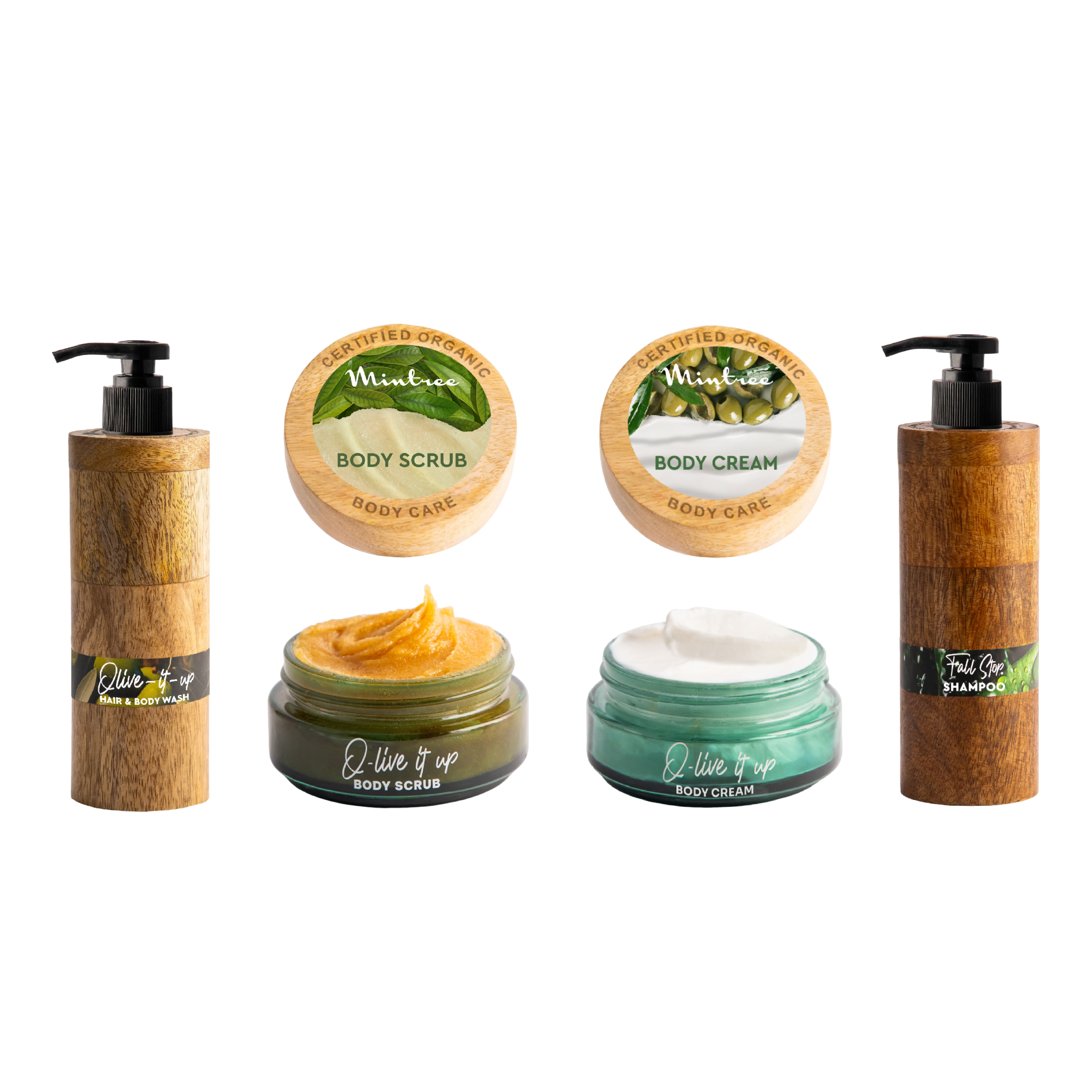 Olive wash & Butter,Scrub & Shampoo