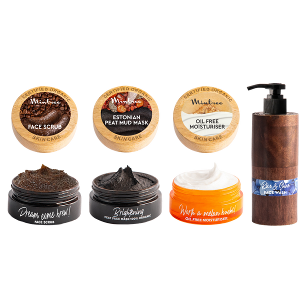 Coffee Face Scrub, Detan Mask, Moisturizer & Face Wash