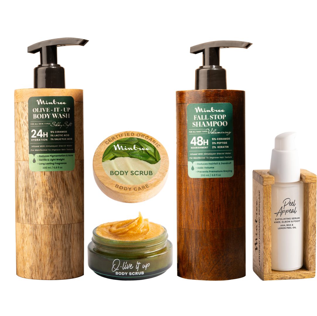 Olive Body Wash, Body Scrub, Shampoo & Peel Appeal