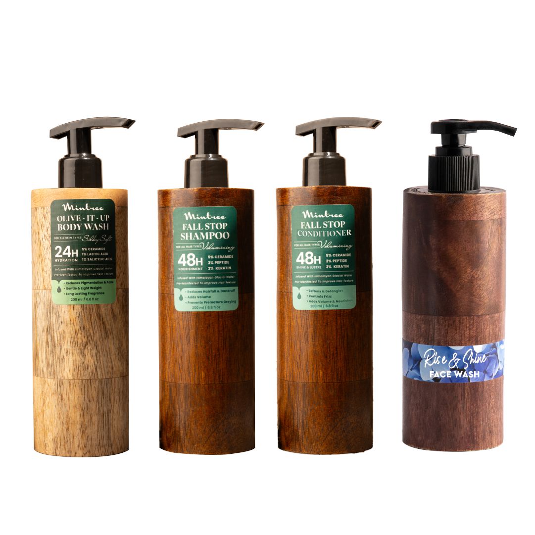 Olive Body Wash, HairCare & Brightening Face Wash