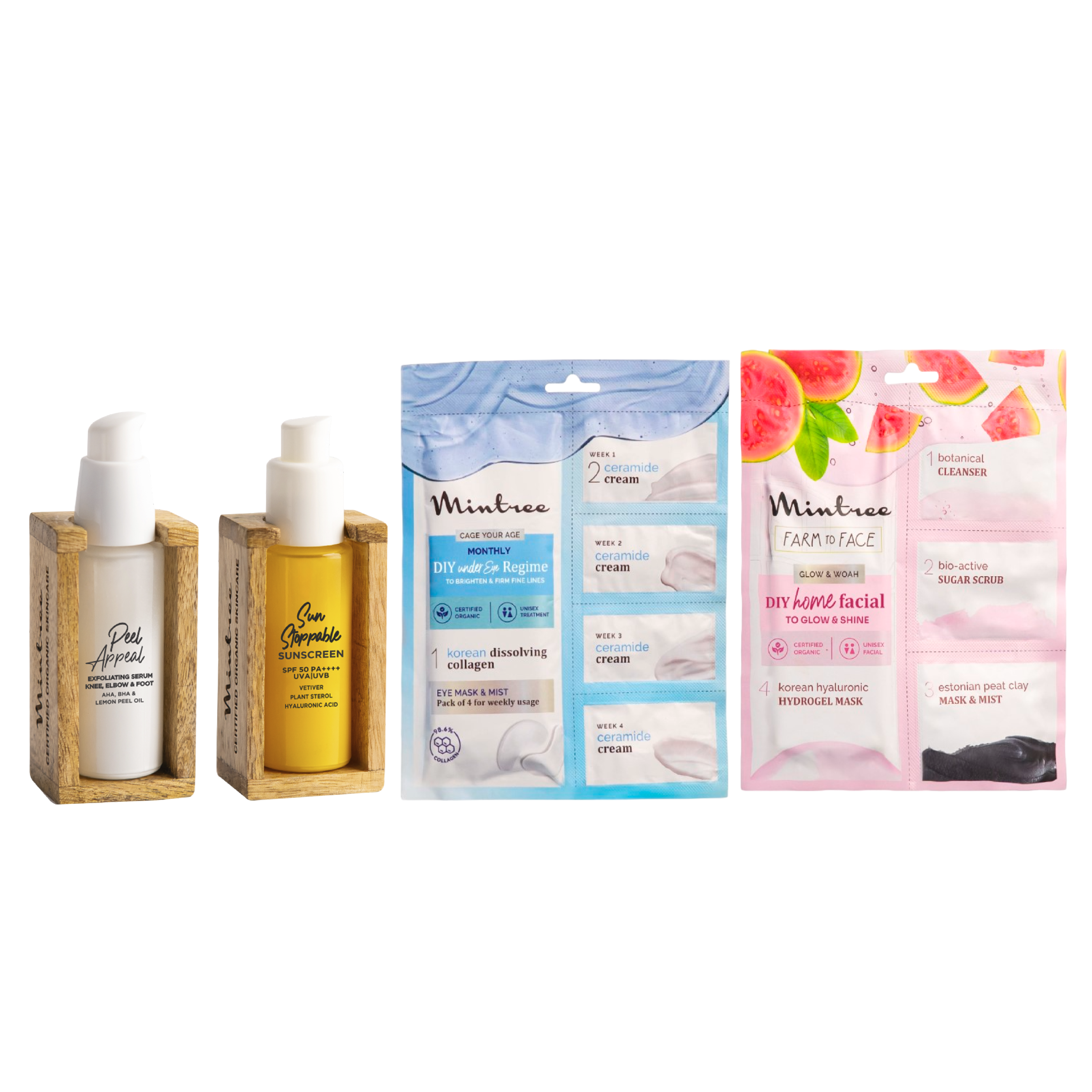 Guava Home Facial, Eye Patch, Sunscreen & Peel Appeal