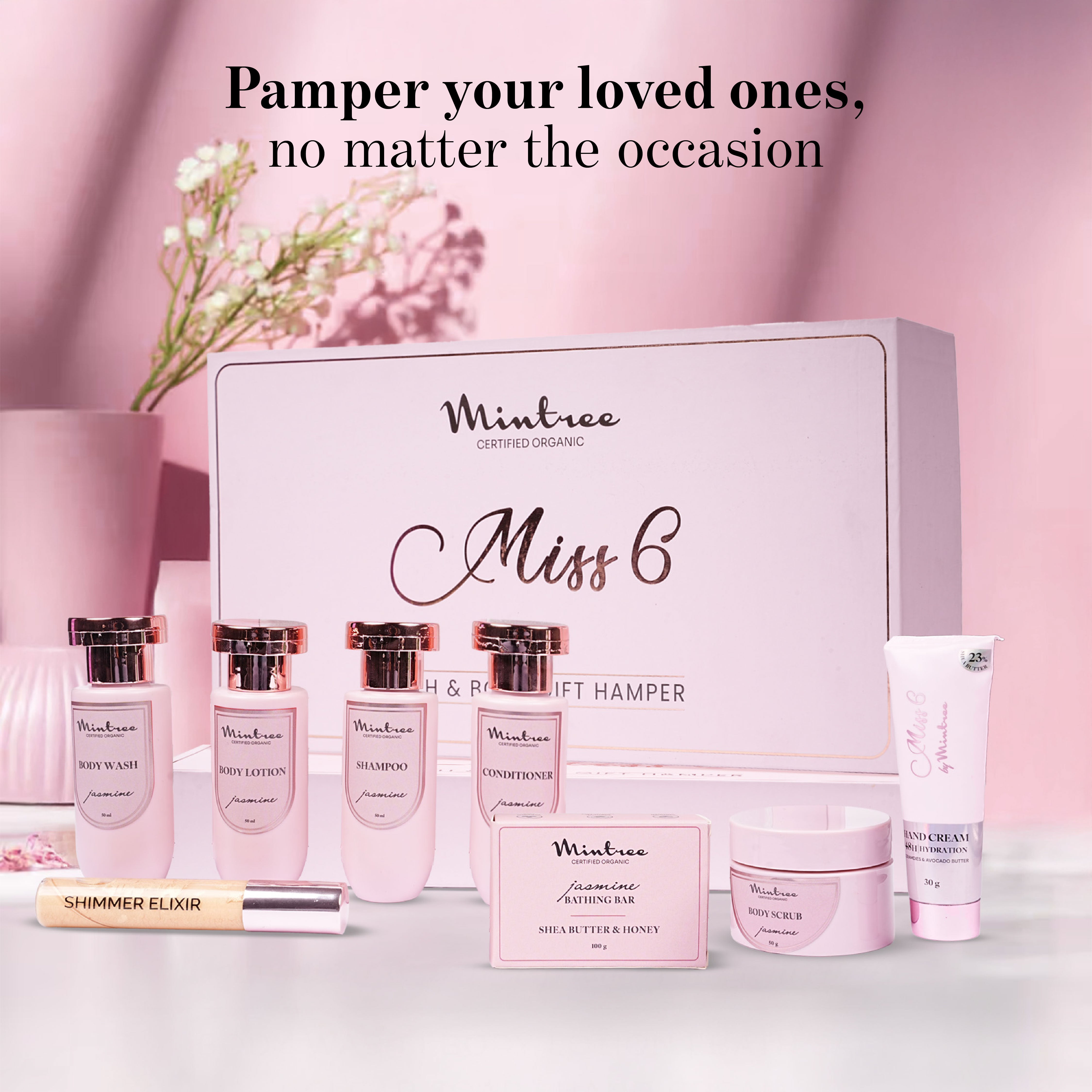 8-IN-1 MISS 6 GIFT BOX HAMPER (390 gm / ml)