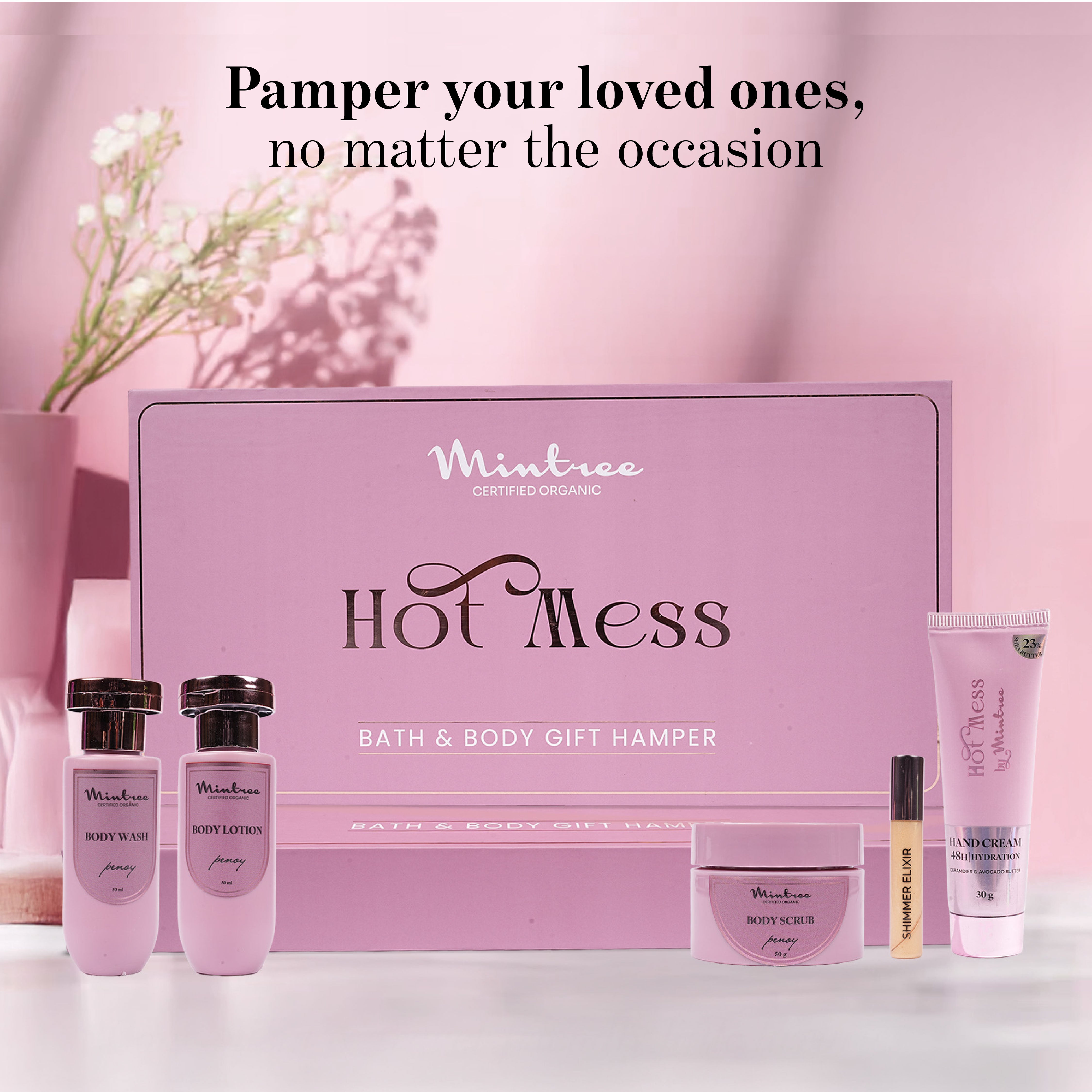 5-IN-1 HOT MESS GIFT BOX HAMPER (250 gm / ml)