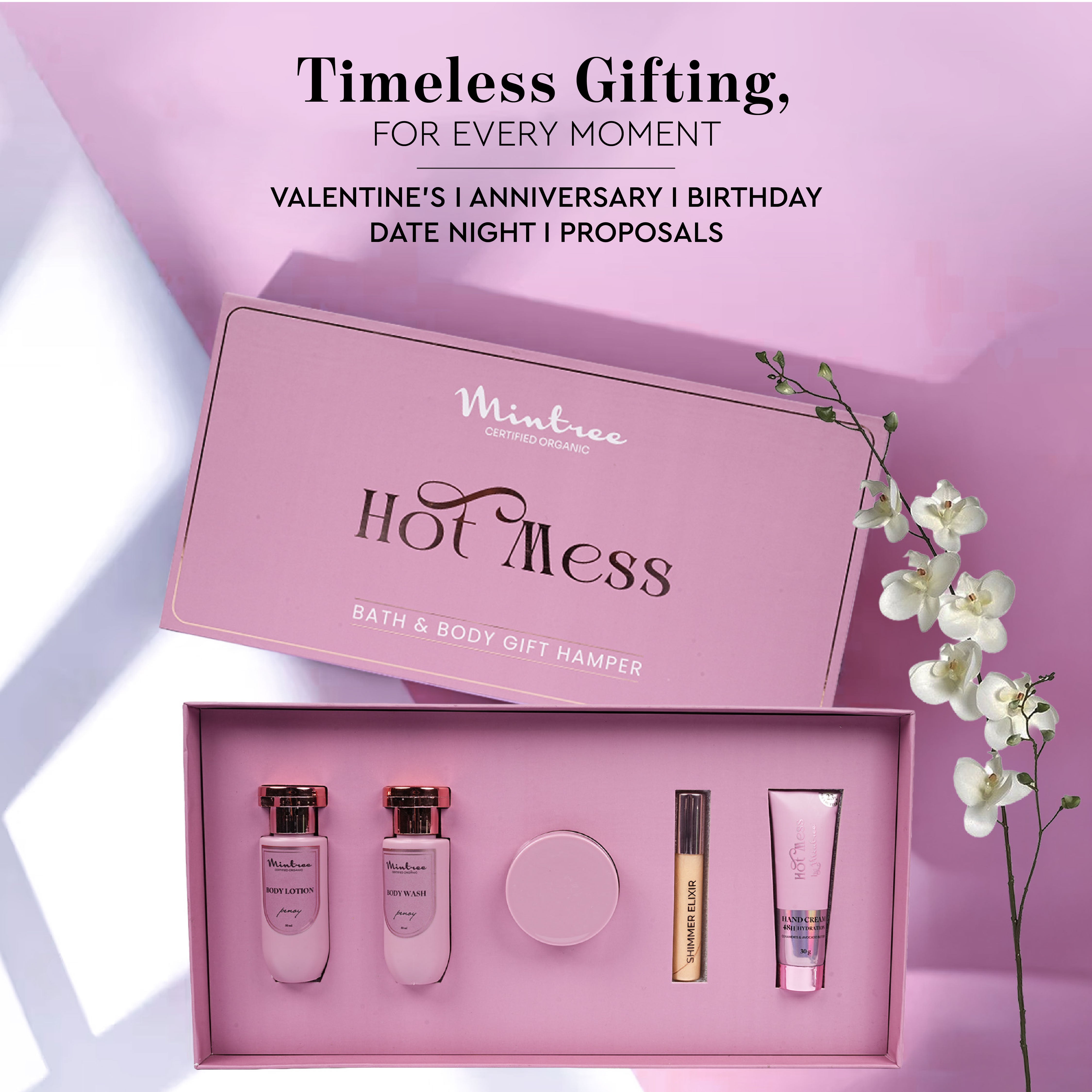 5-IN-1 HOT MESS GIFT BOX HAMPER (250 gm / ml)