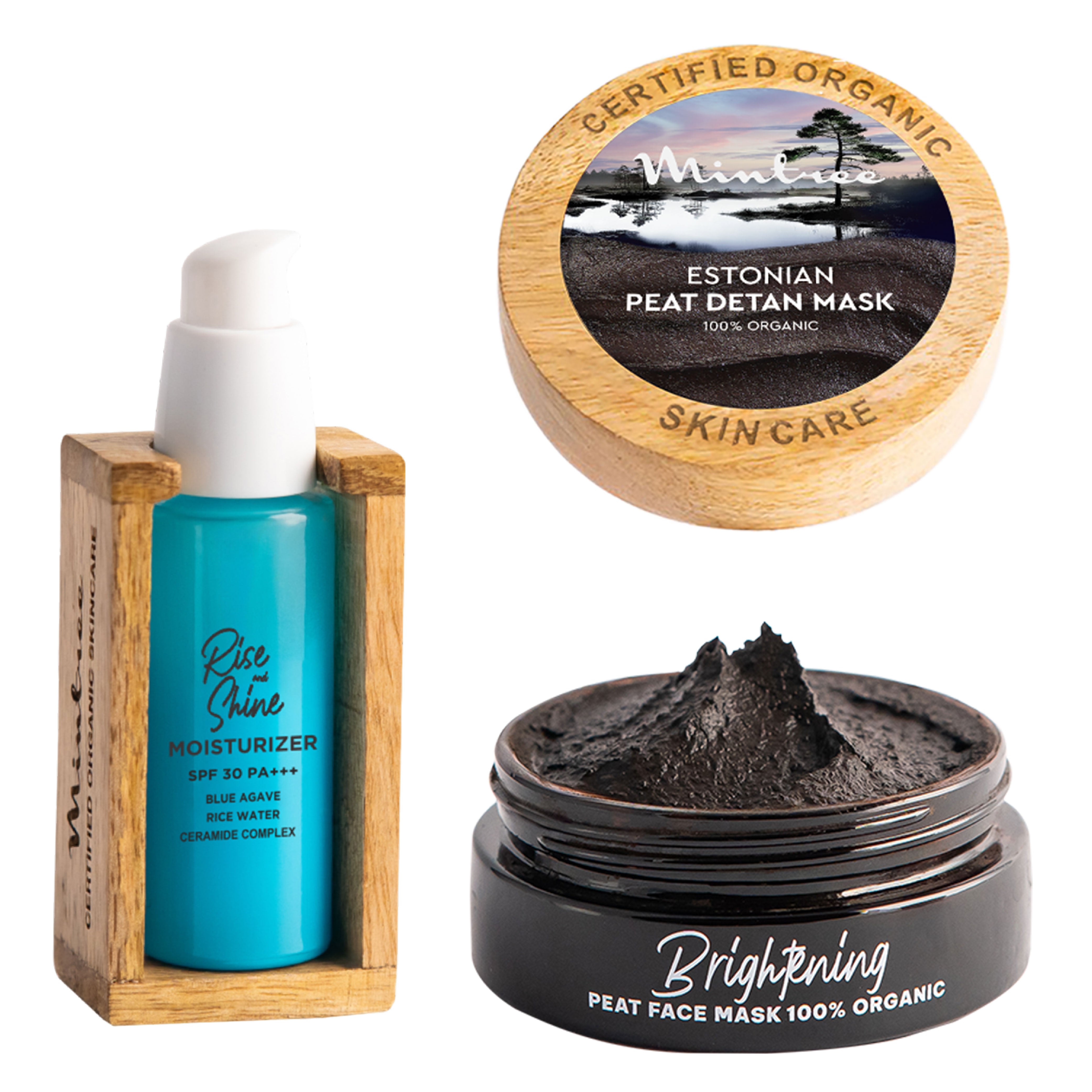 Rise&Shine Moisturizer & Black Mask