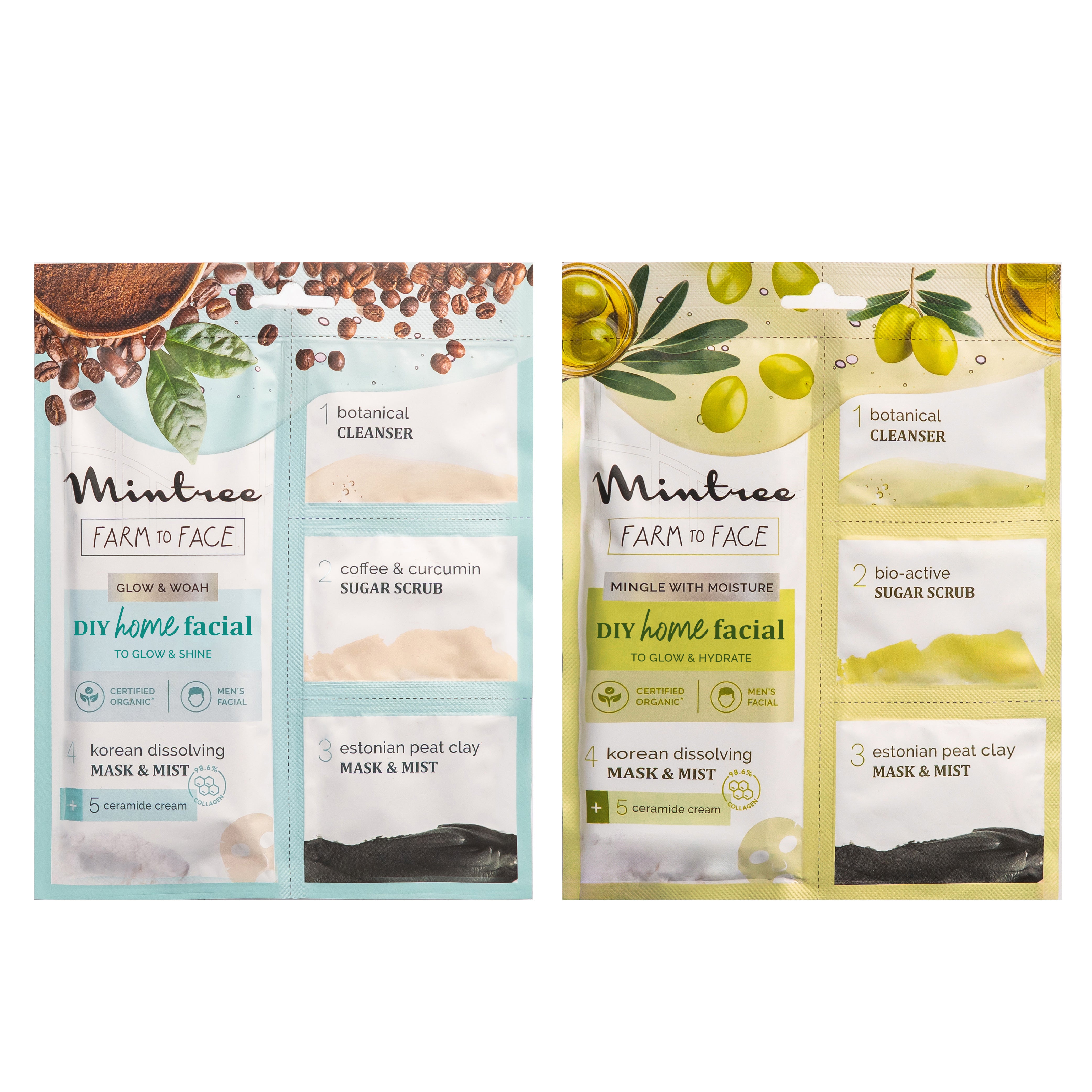 Coffee & Olive Home Facial Kit