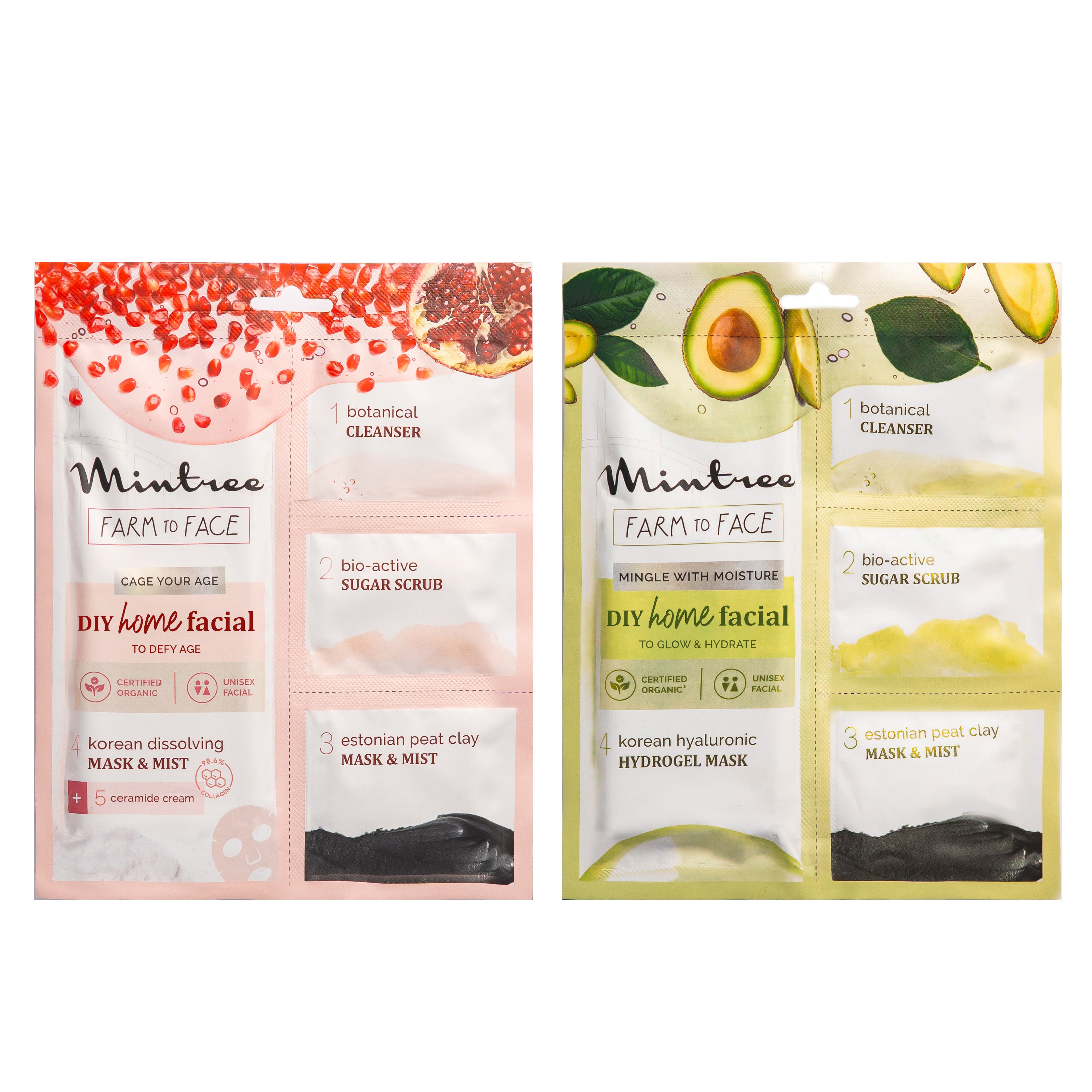 Pomogrante & Avocado Home Facial Kit