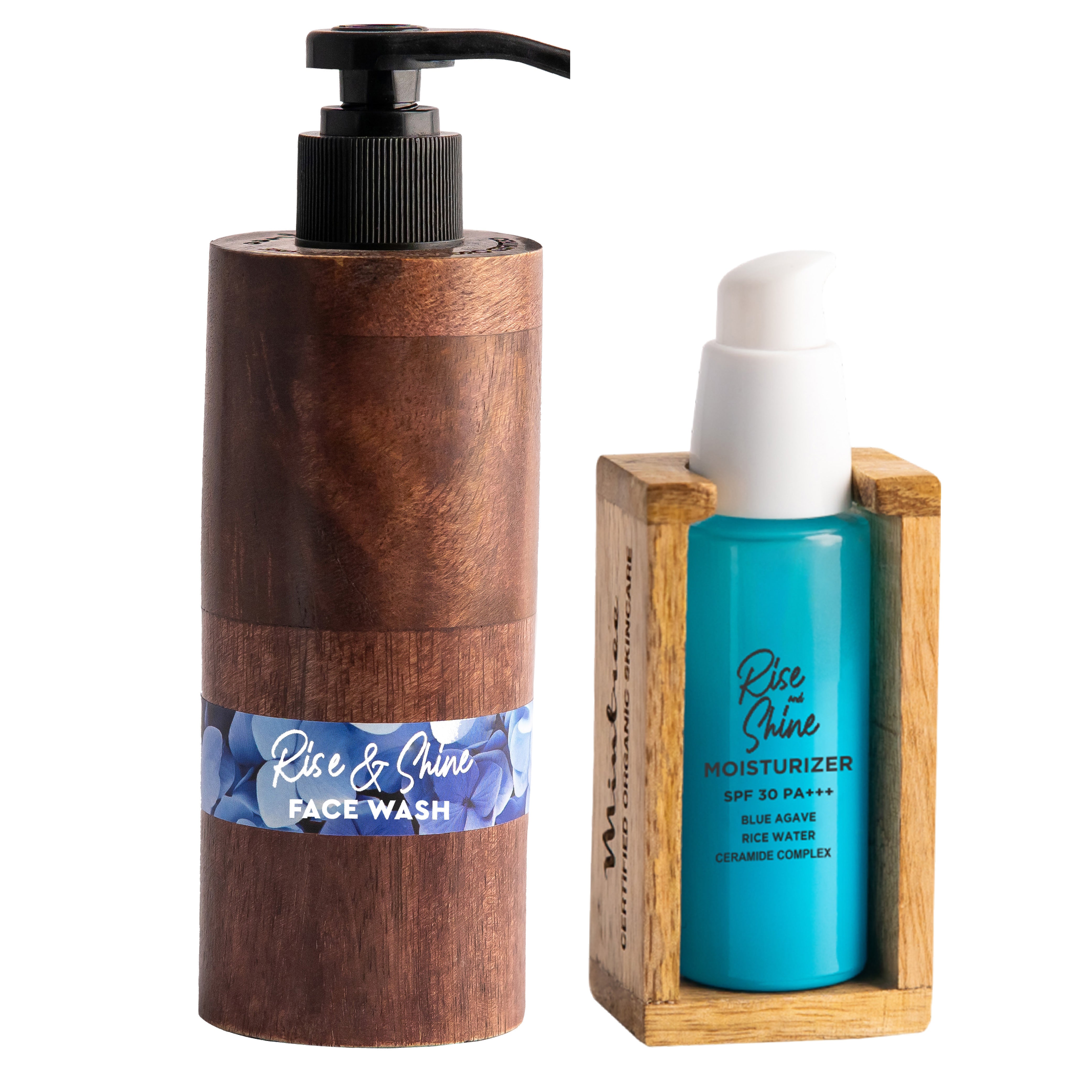 Rise&Shine Face Wash & Rise&Shine moisturizer