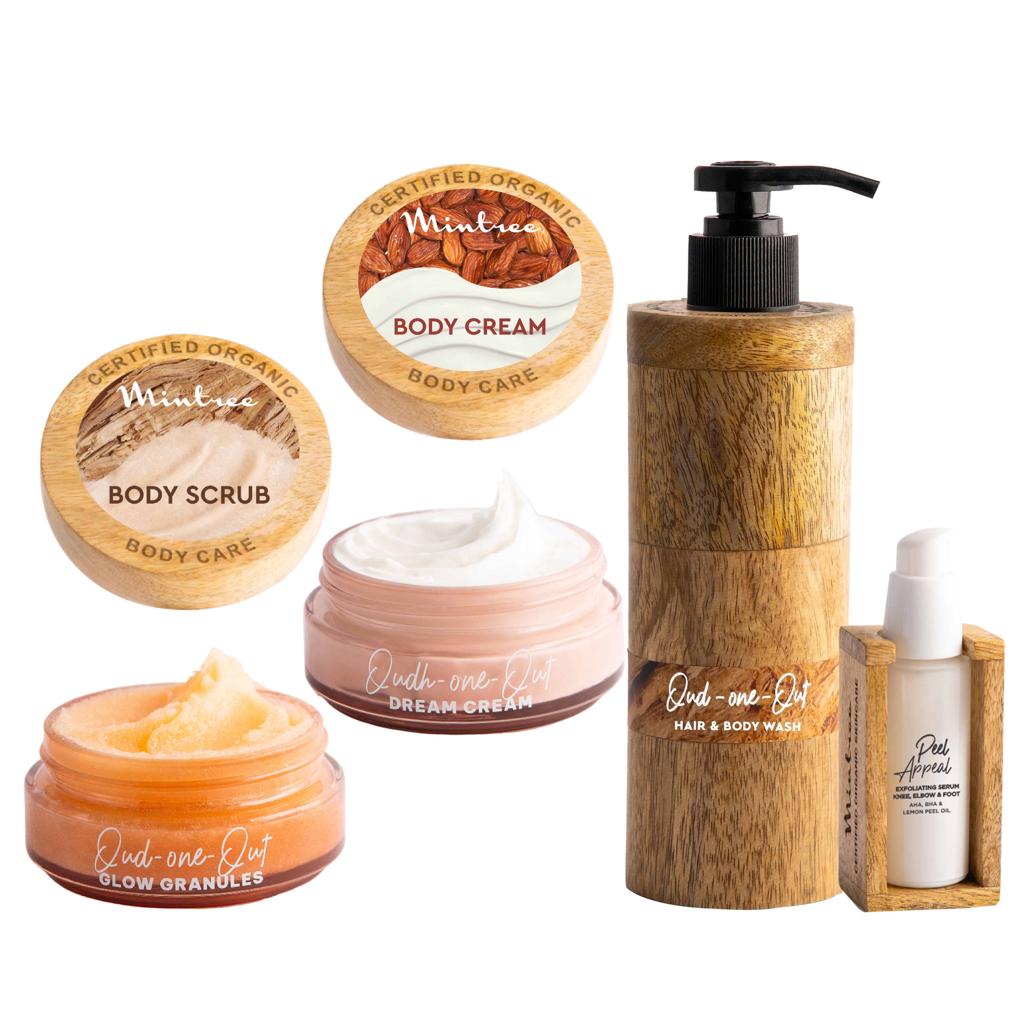 Oud Body Scrub, Body Butter, Body Wash & Peel Appeal