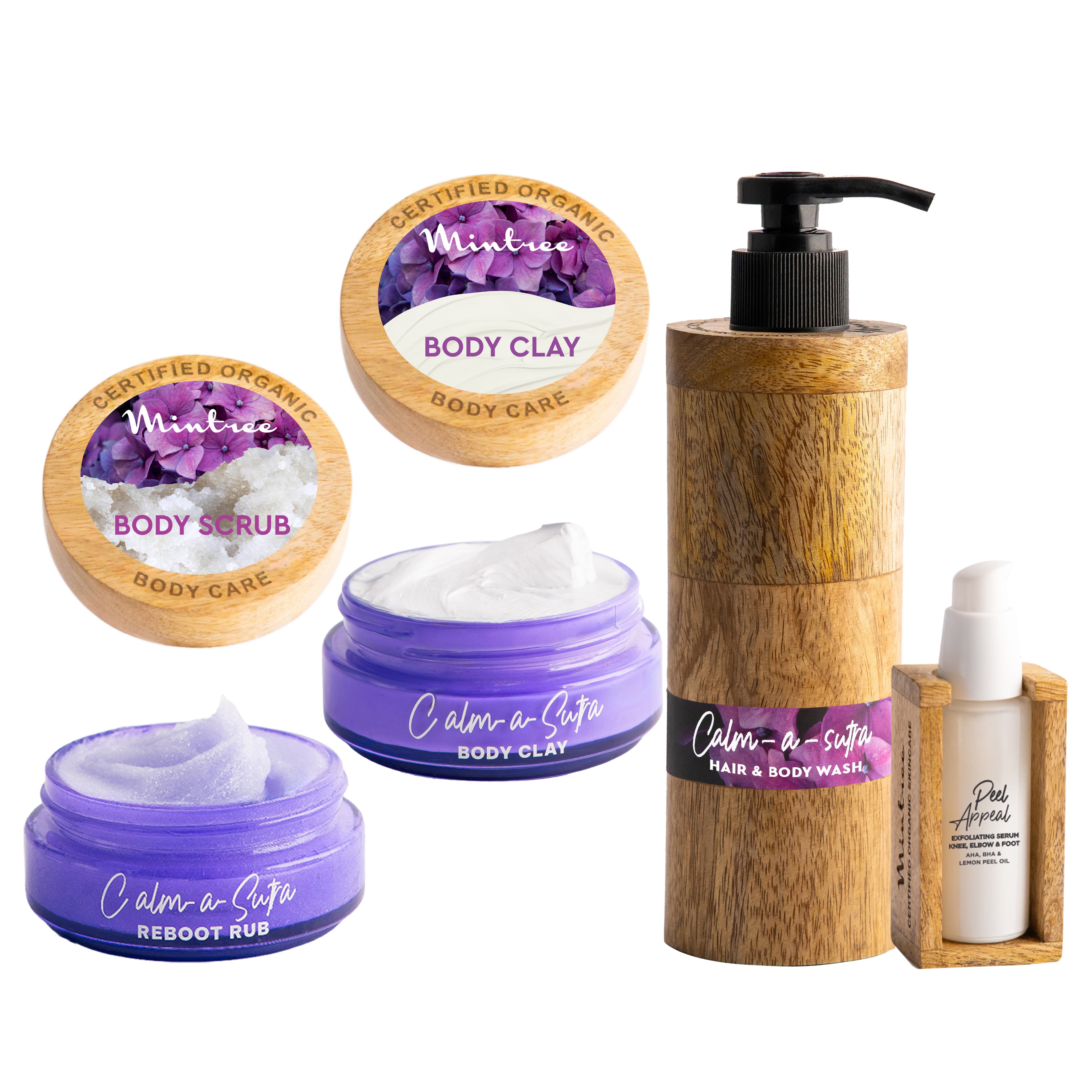 Floral Body Scrub, Body Butter, Body Wash & Peel Appeal
