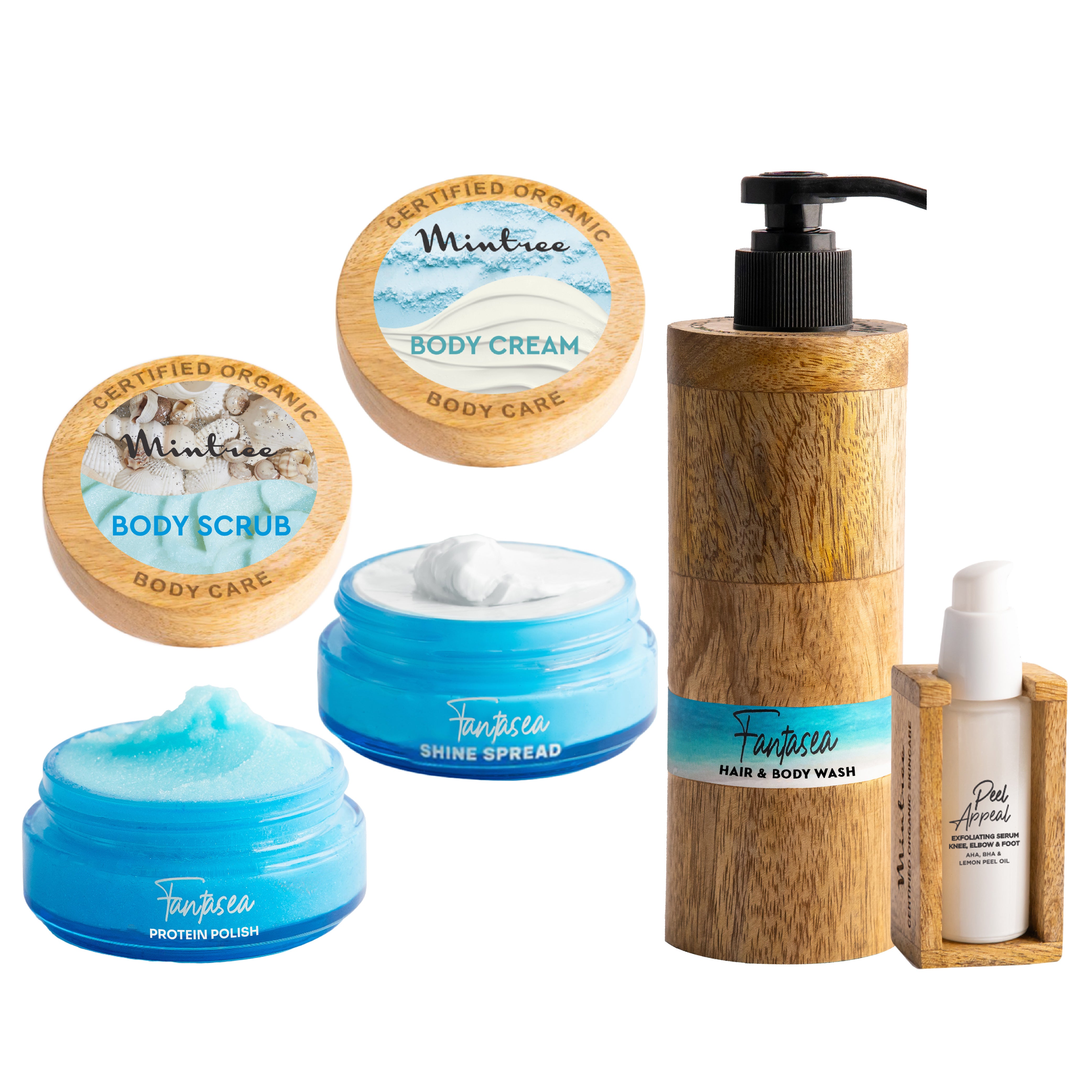 Fantasea Body Scrub, Body Butter, Body Wash & Peel Appeal