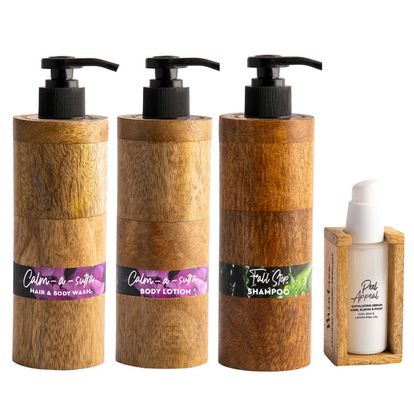 Floral Body Wash, Body Lotion, Shampoo & Peel Appeal