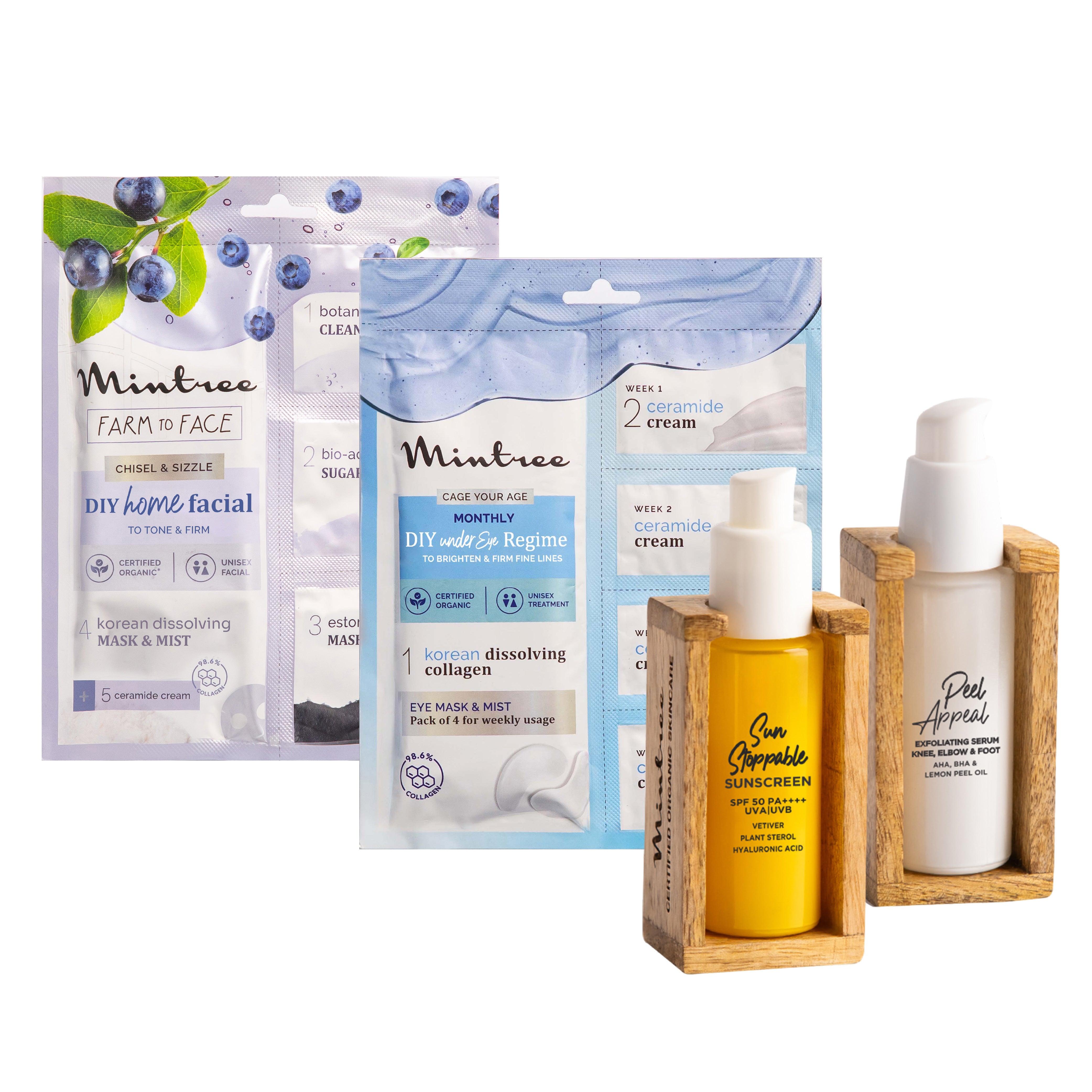 Blueberry, Eye Mask, Sunscreen & Peel Appeal