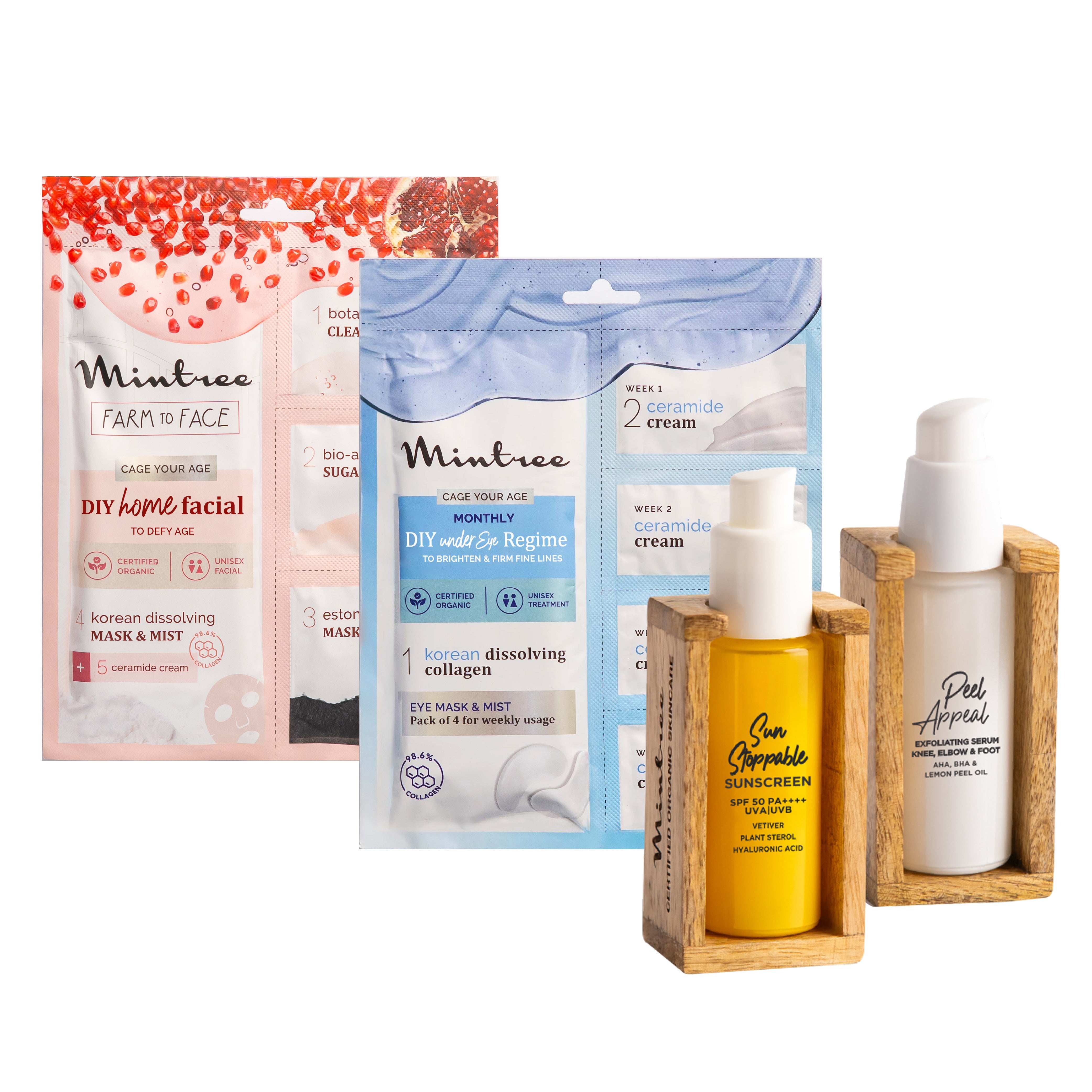 Pomogrante,Eye Mask,Sunscreen & Peel Appeal