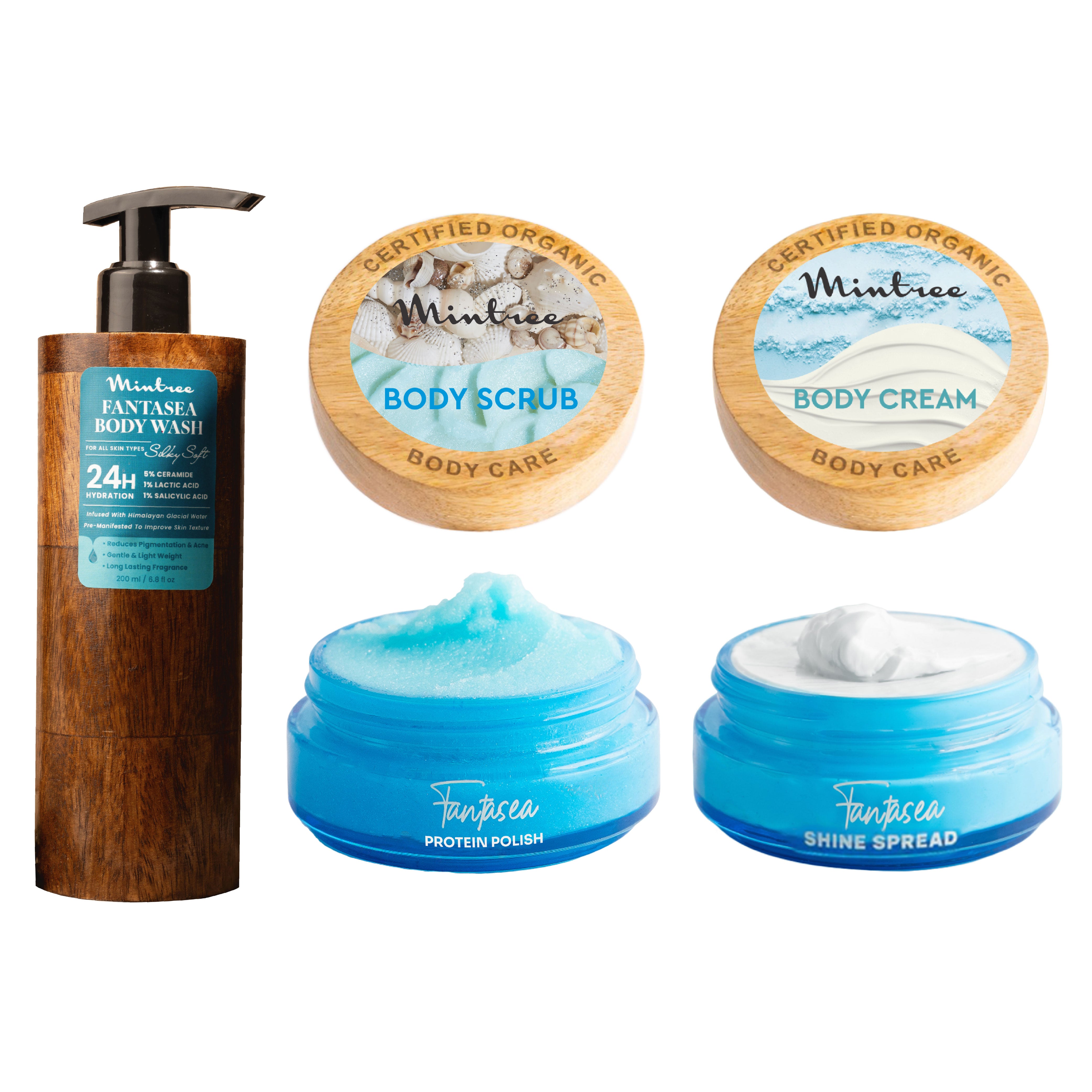 Fantasea Body Wash, Body Scrub & Body Butter