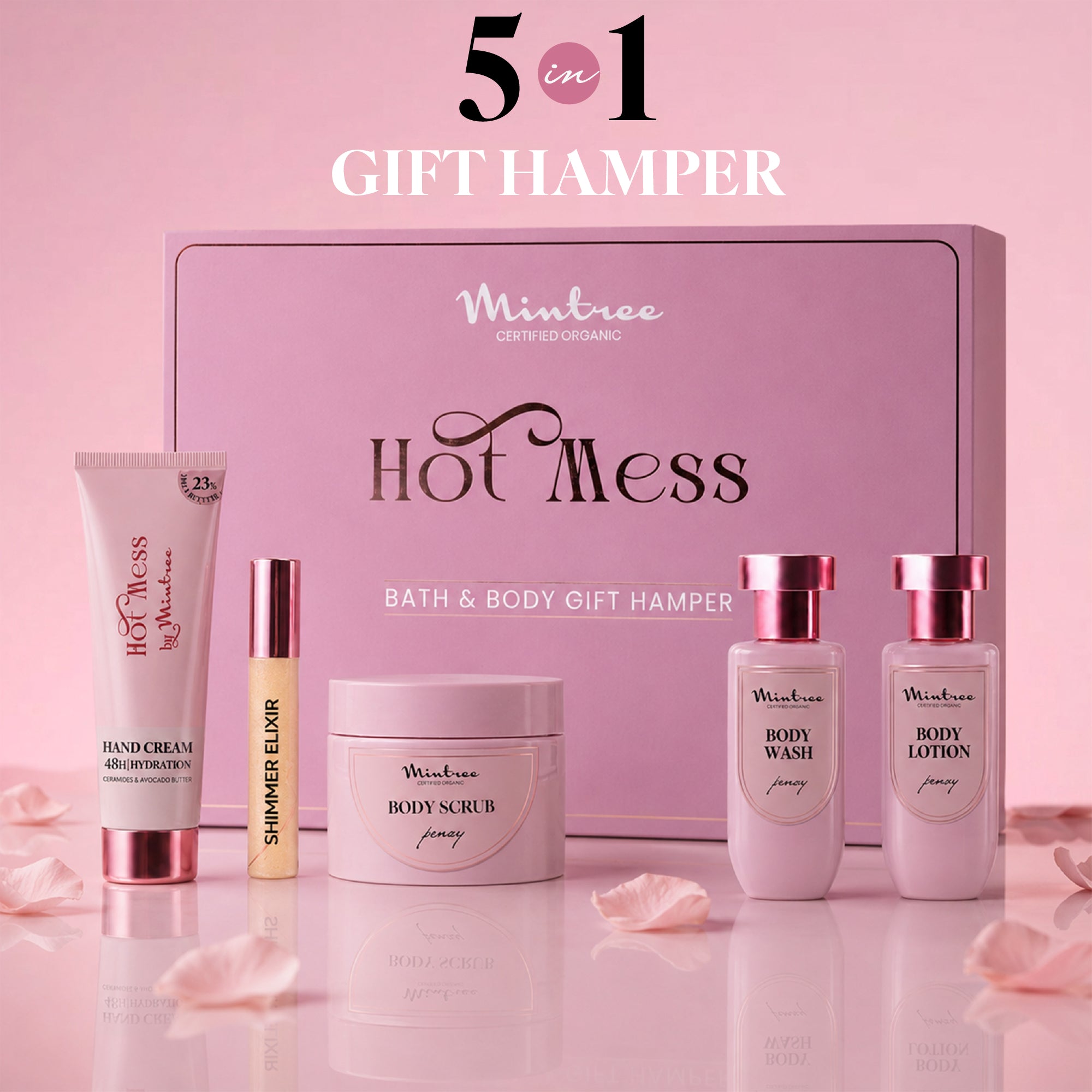 5-IN-1 HOT MESS GIFT BOX HAMPER (250 gm / ml)