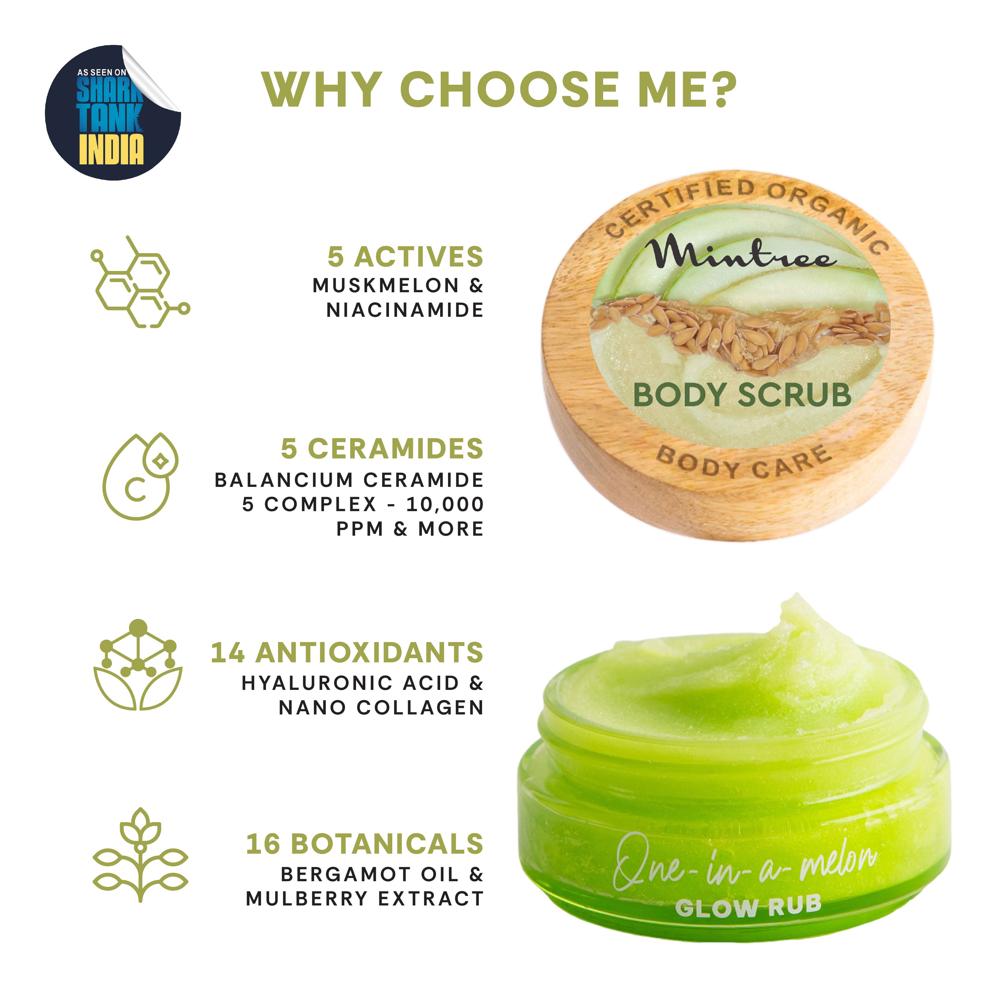 BRIGHTENING Melon Body Scrub 150 gm
