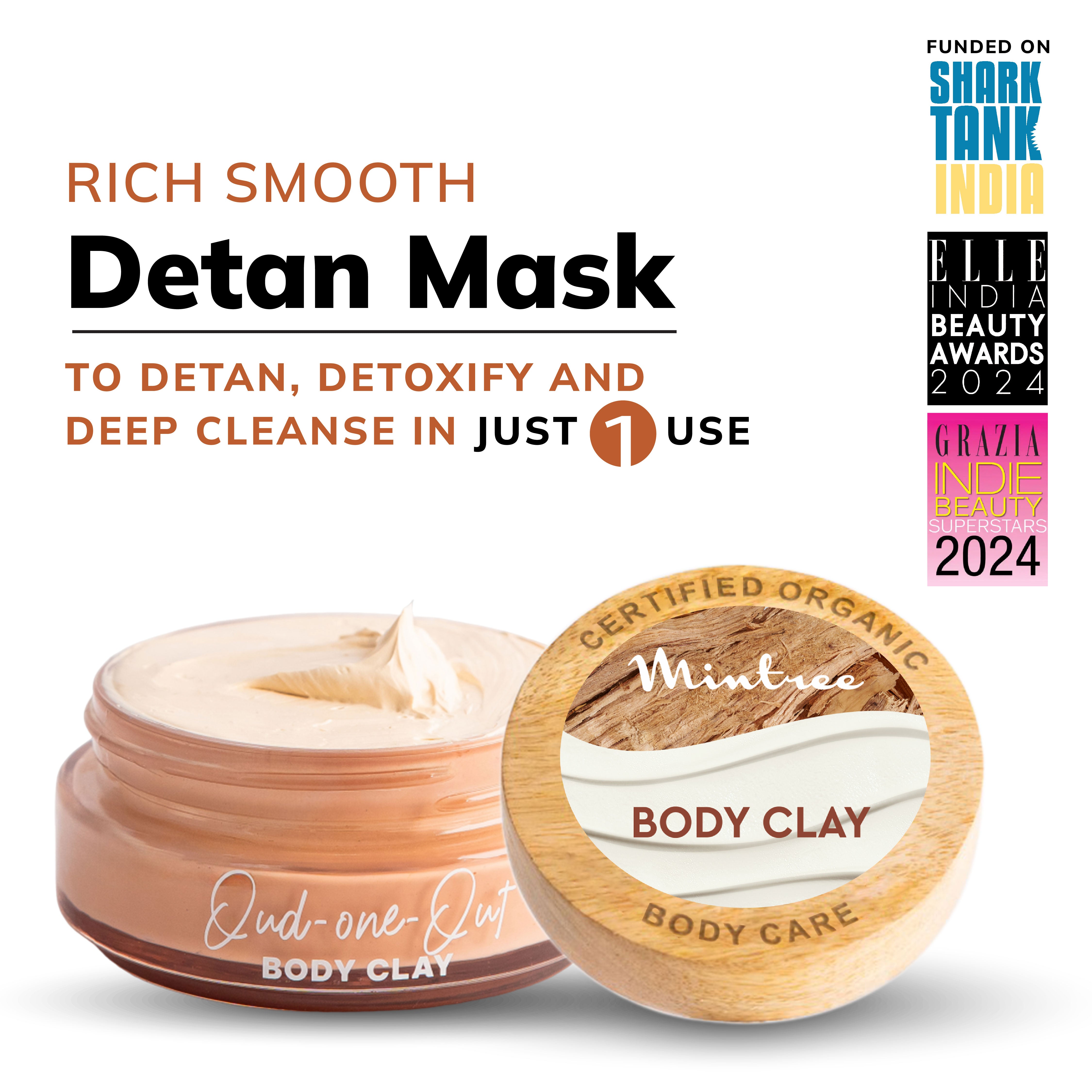 DETOXIFYING Oud Body Clay 150 gm