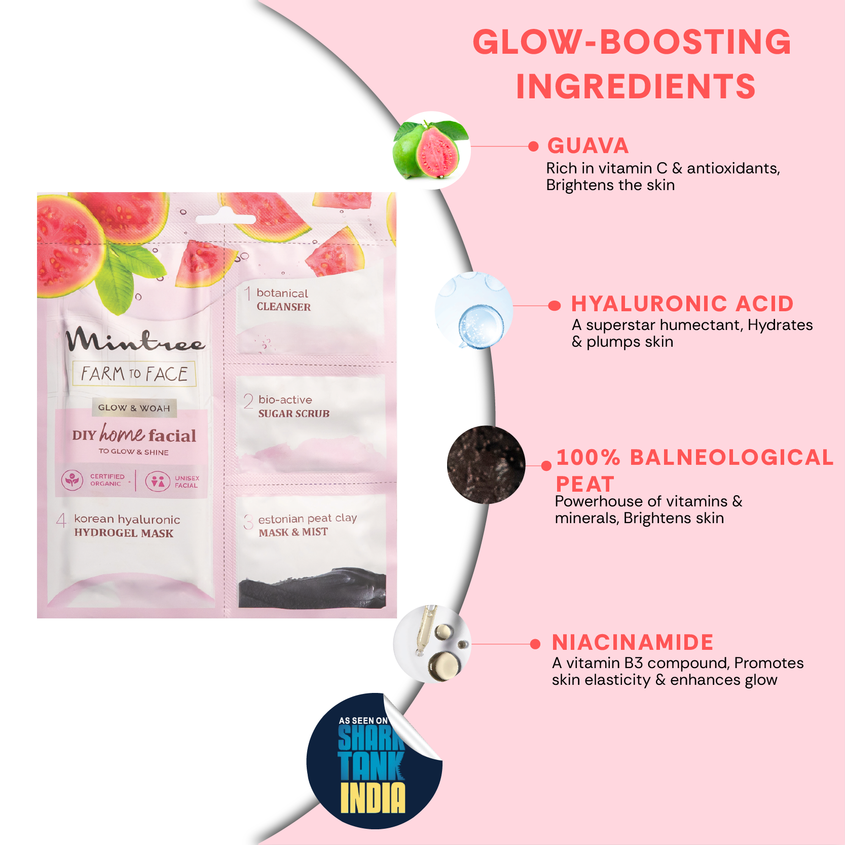 GLOWING DIY Home Facial (Guava)