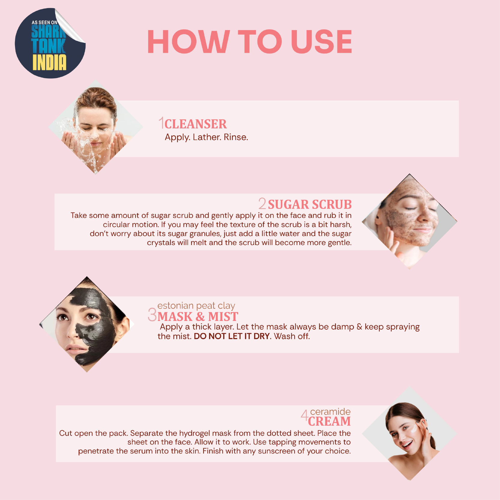 GLOWING DIY Home Facial (Guava)