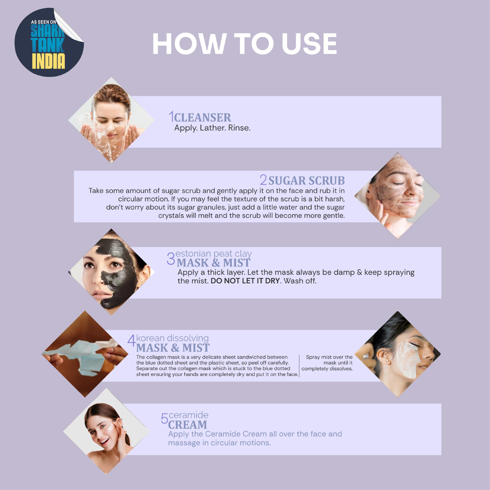 Firming DIY Home Facial Kit (Blueberry)