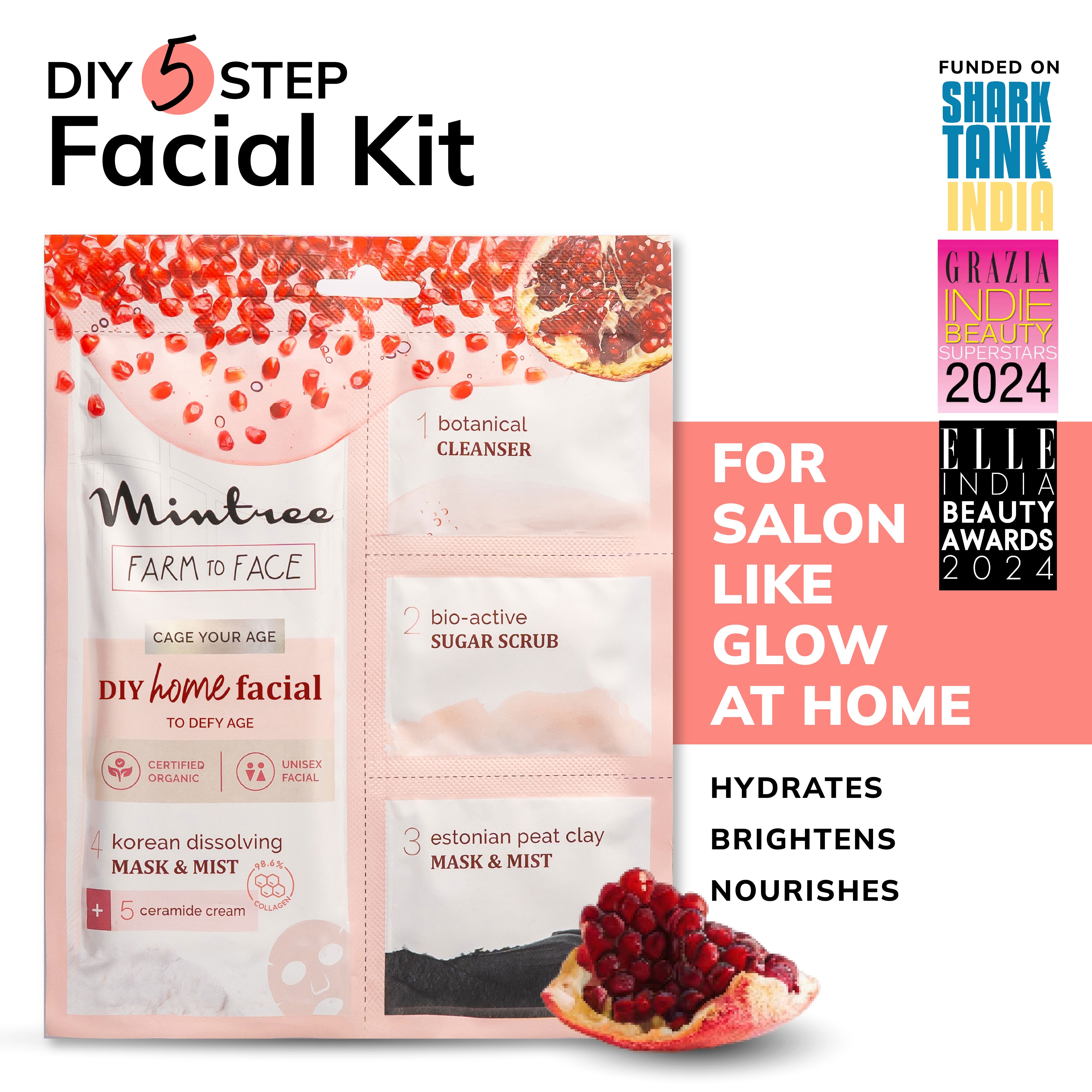 ANTI-AGING DIY Home Facial (Pomegranate)