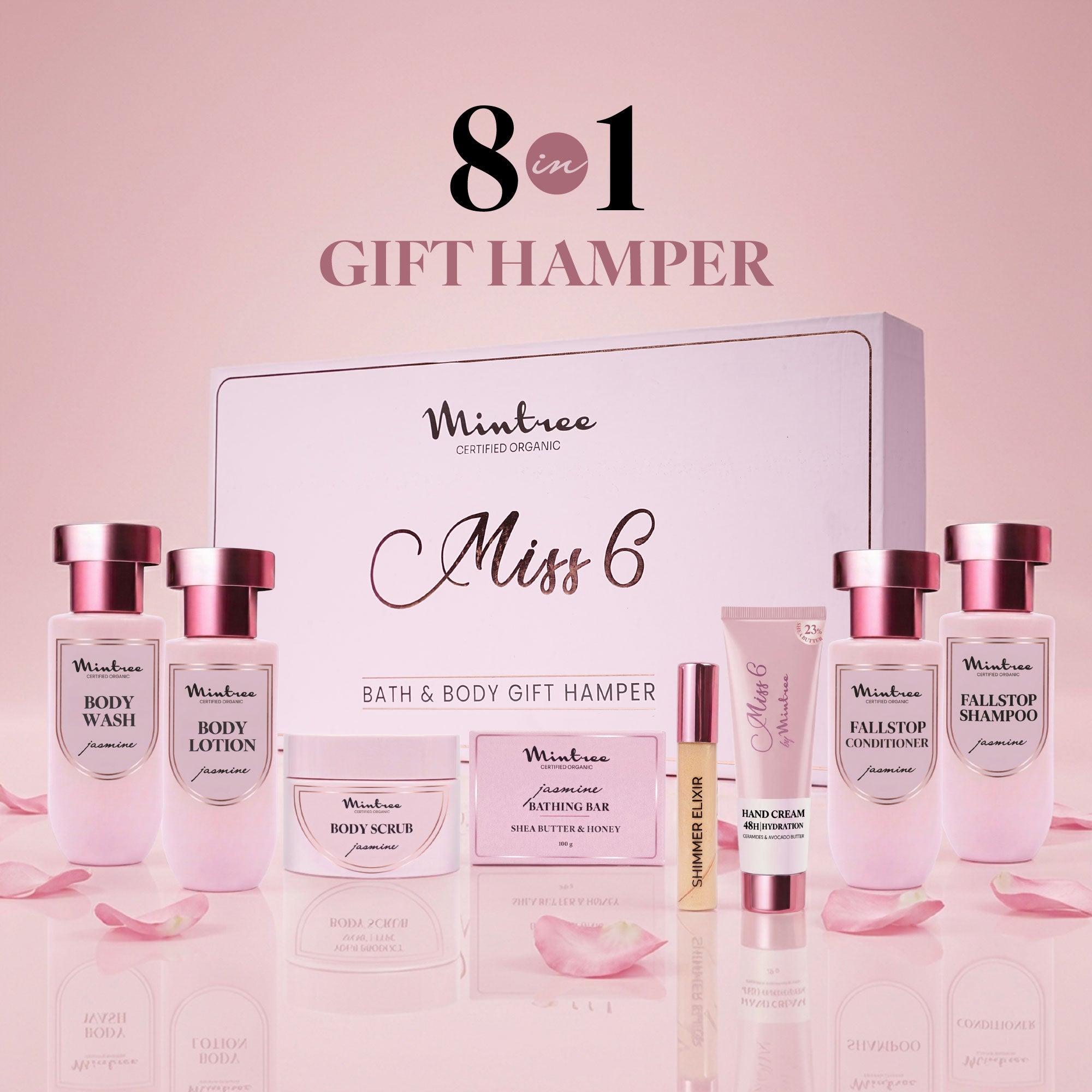 8-IN-1 MISS 6 GIFT BOX HAMPER (390 gm / ml)